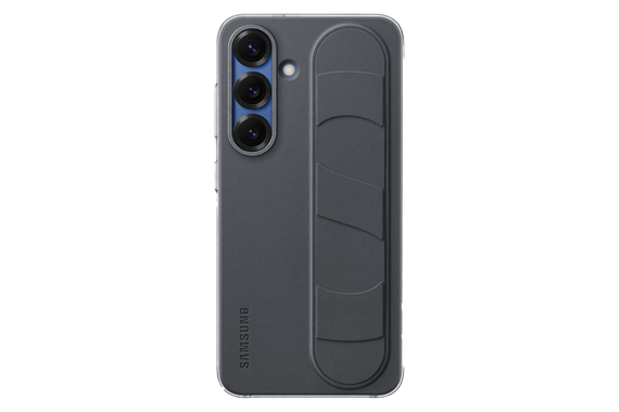 Standing Grip backcover voor Galaxy S25 - Zwart