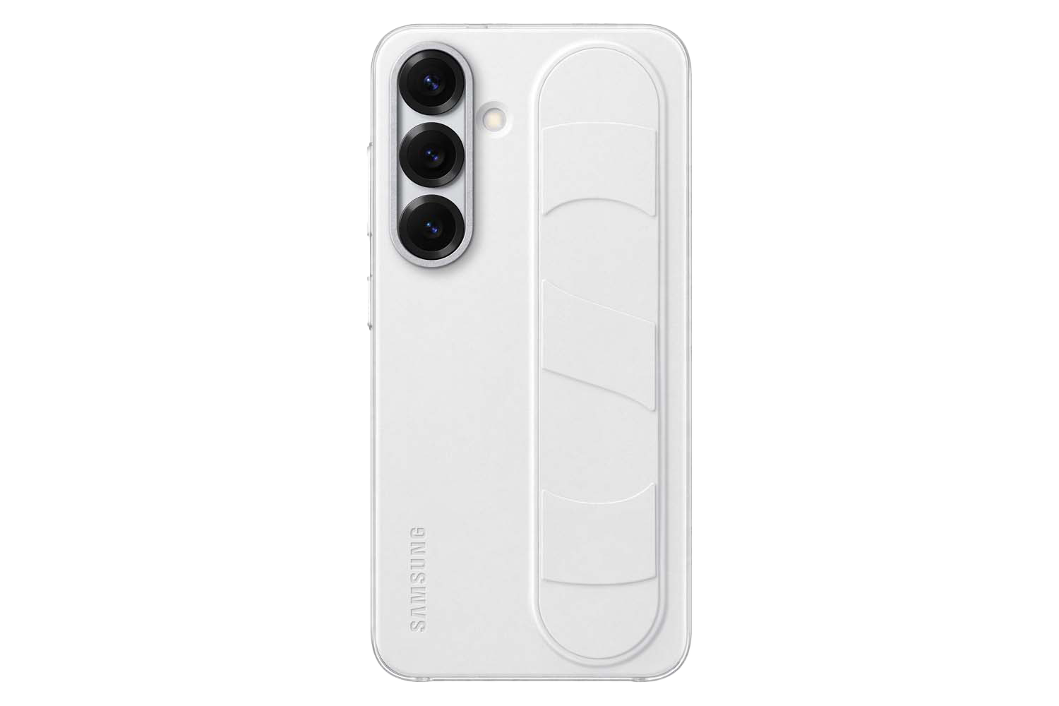 Samsung Standing Grip backcover voor Galaxy S25 - Wit