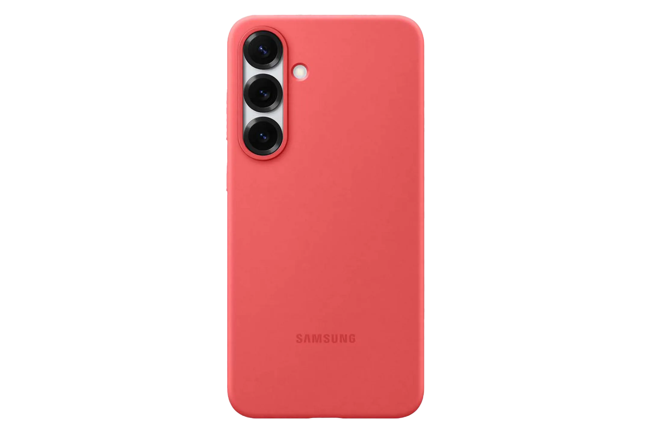 Silicone backcover voor Galaxy S25+ - Rood