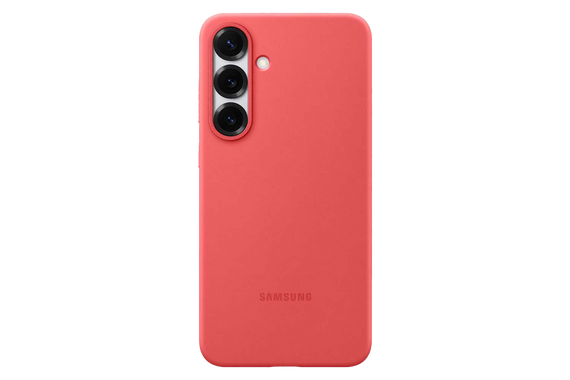 Coque en silicone pour Galaxy S25+ - Rouge