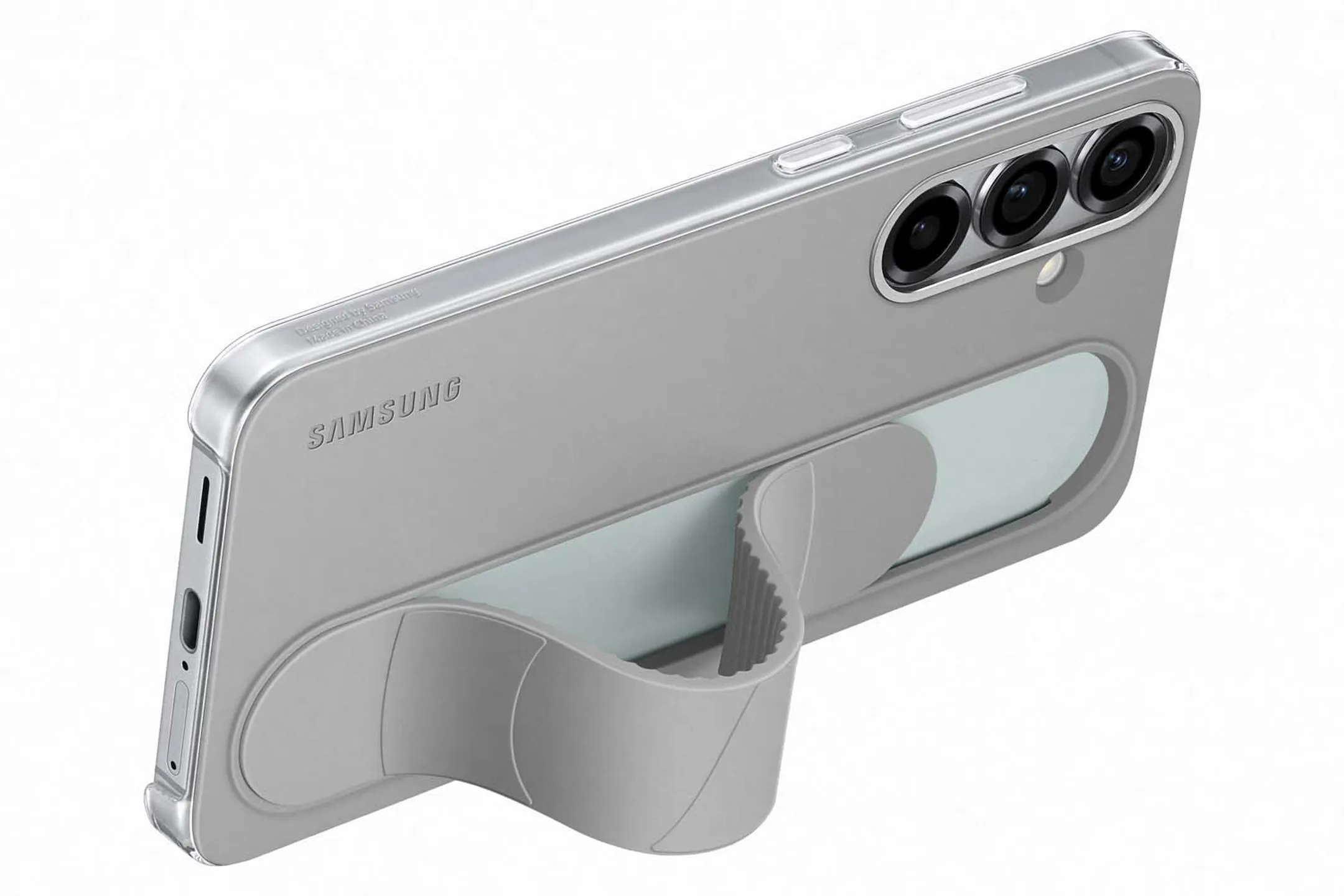 Samsung Standing Grip backcover voor Galaxy S25+ - Grijs image