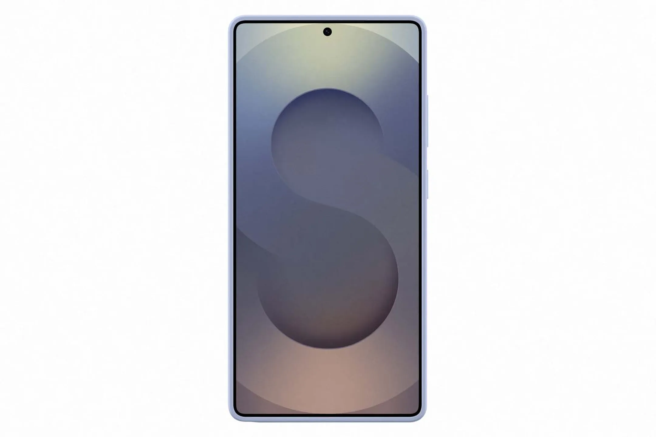 Samsung Silicone backcover voor Galaxy S25 Ultra - Lichtblauw image