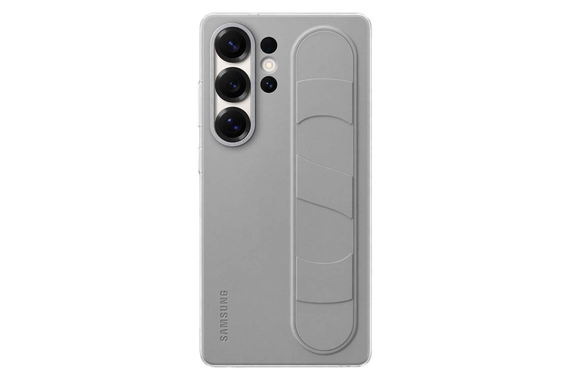 Standing Grip backcover voor Galaxy S25 Ultra - Grijs