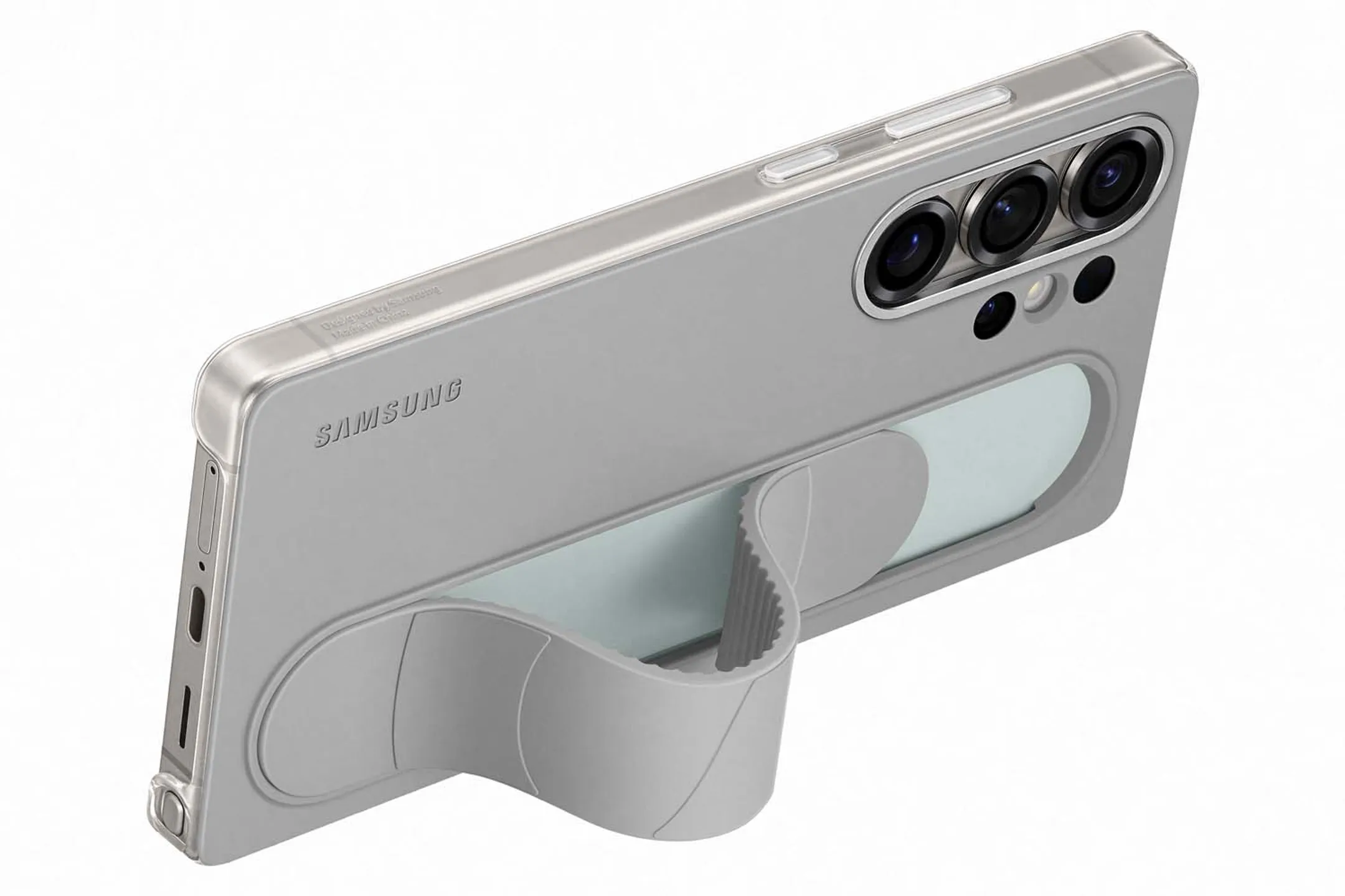Samsung Standing Grip backcover voor Galaxy S25 Ultra - Grijs image