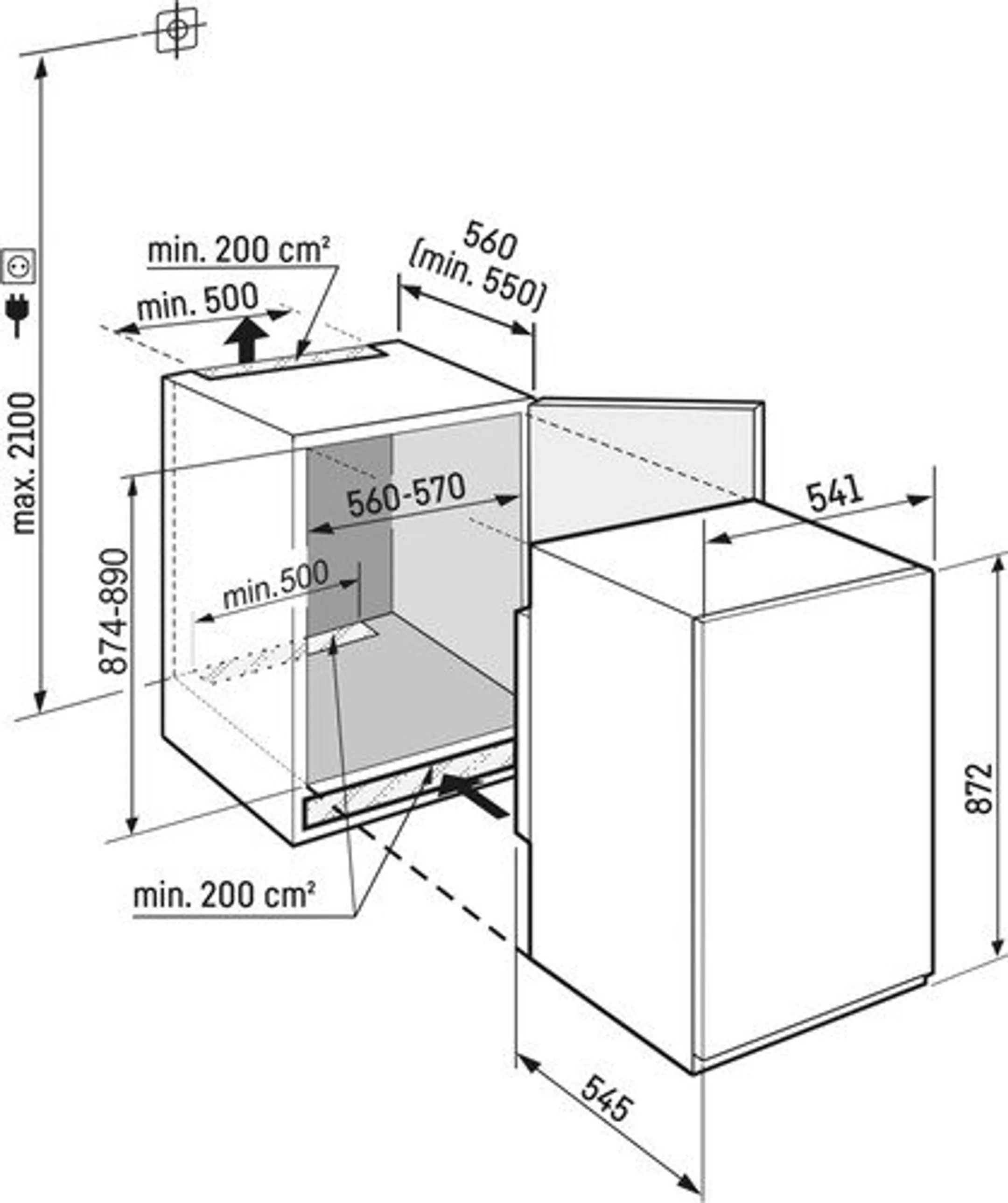 Liebherr Inbouw koelkast IRSe 3901 Pure image