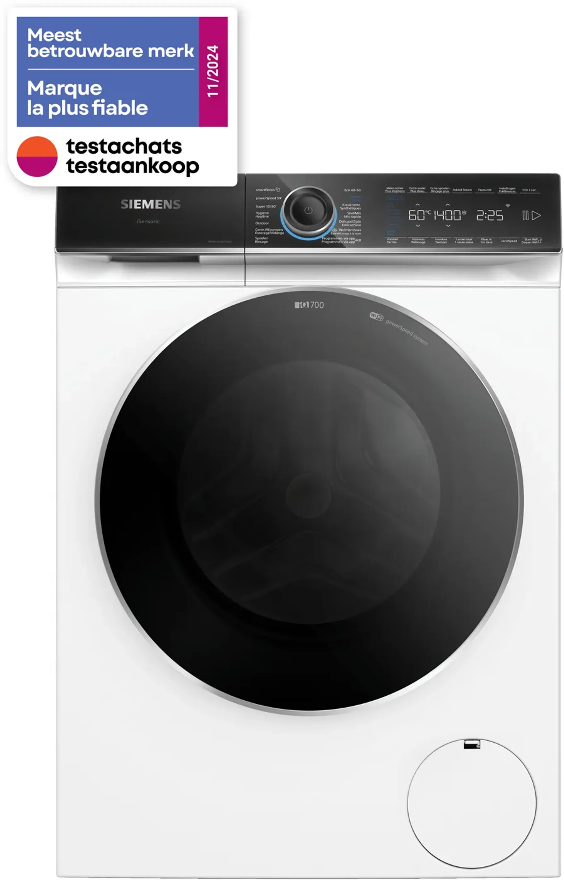 Siemens  Machine à laver WG44B21PFG iQ700 Home Connect image