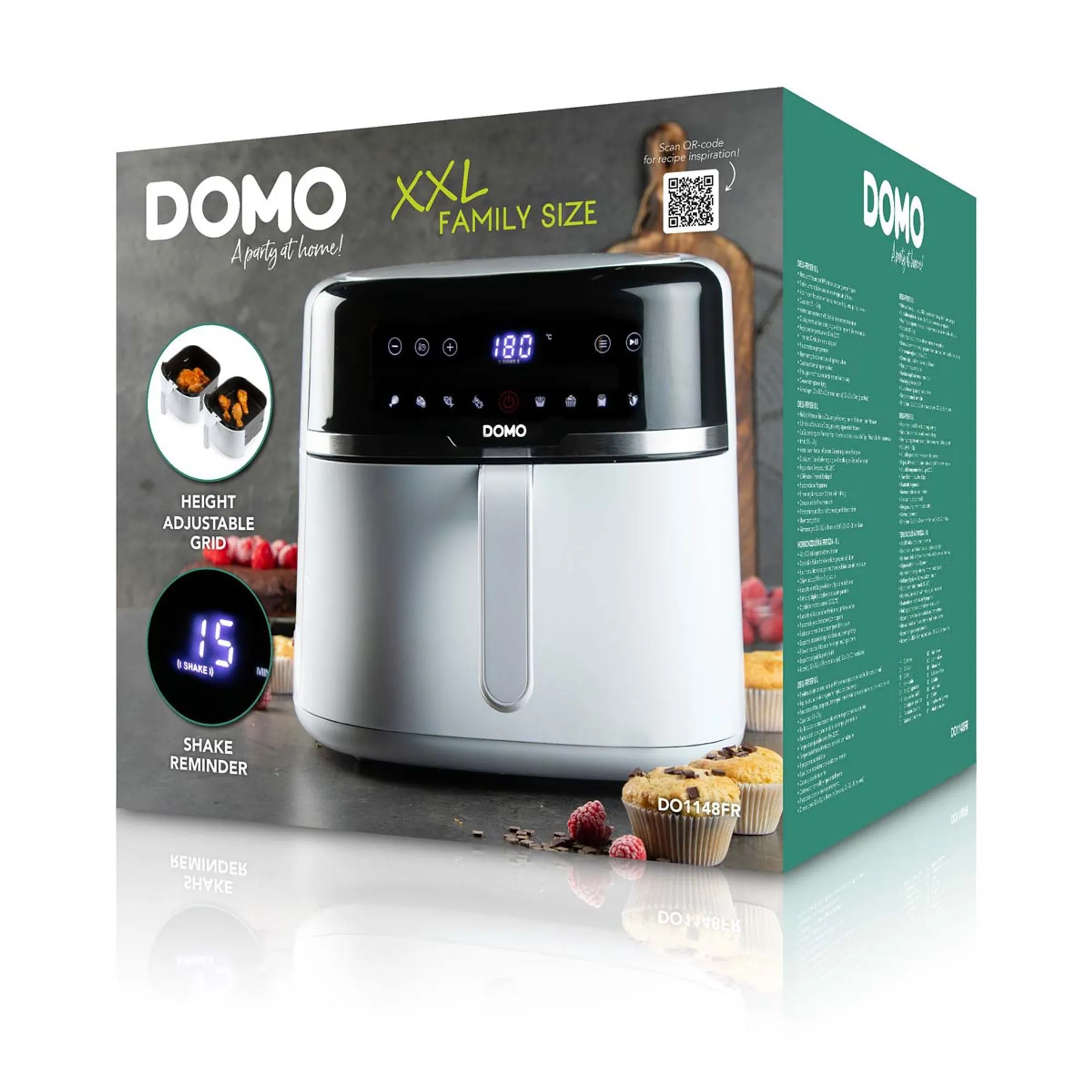 Domo Airfryer Deli-fryer DO1148FR image