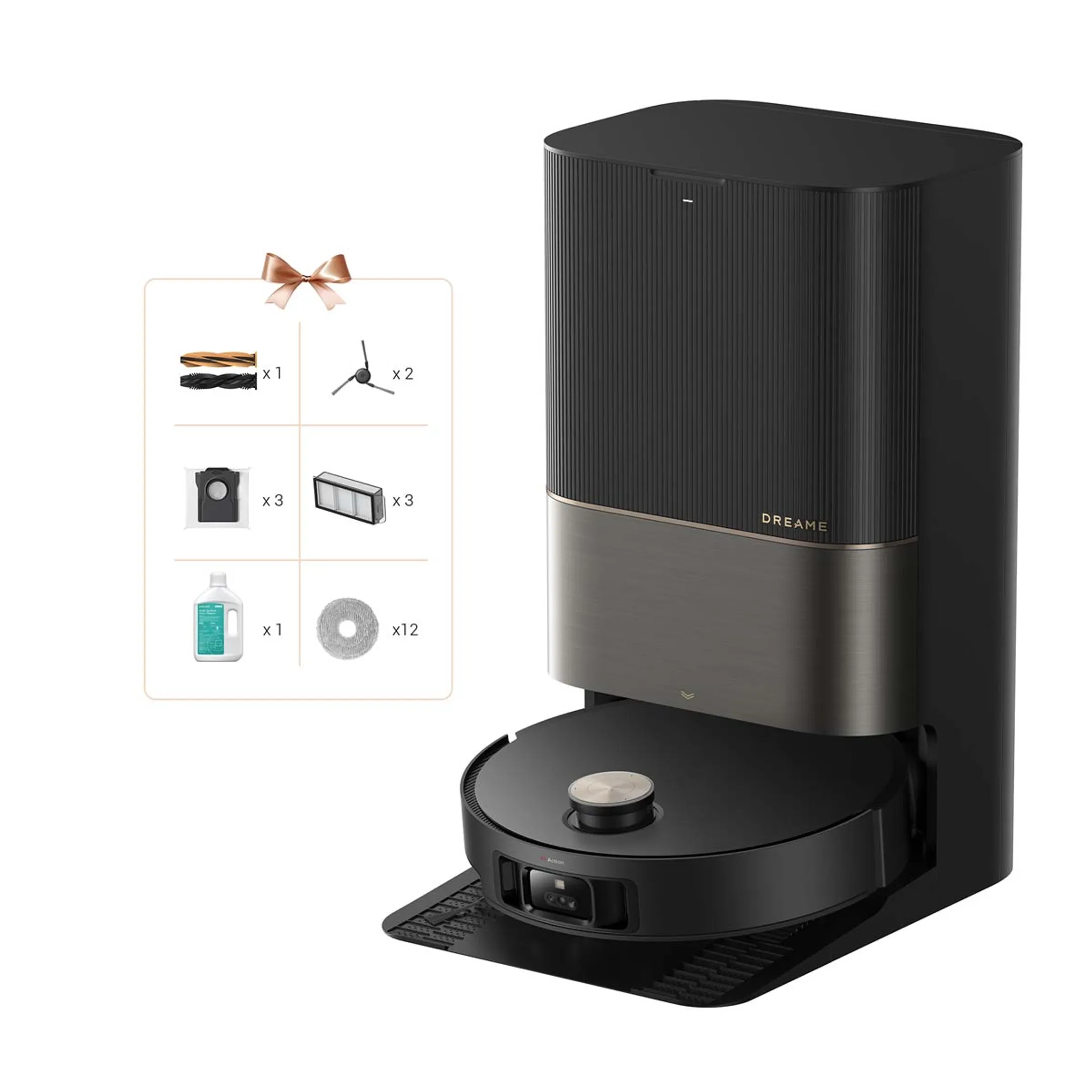 Dreame Aspirateur robot 2en1 X50 Ultra Complete Black image