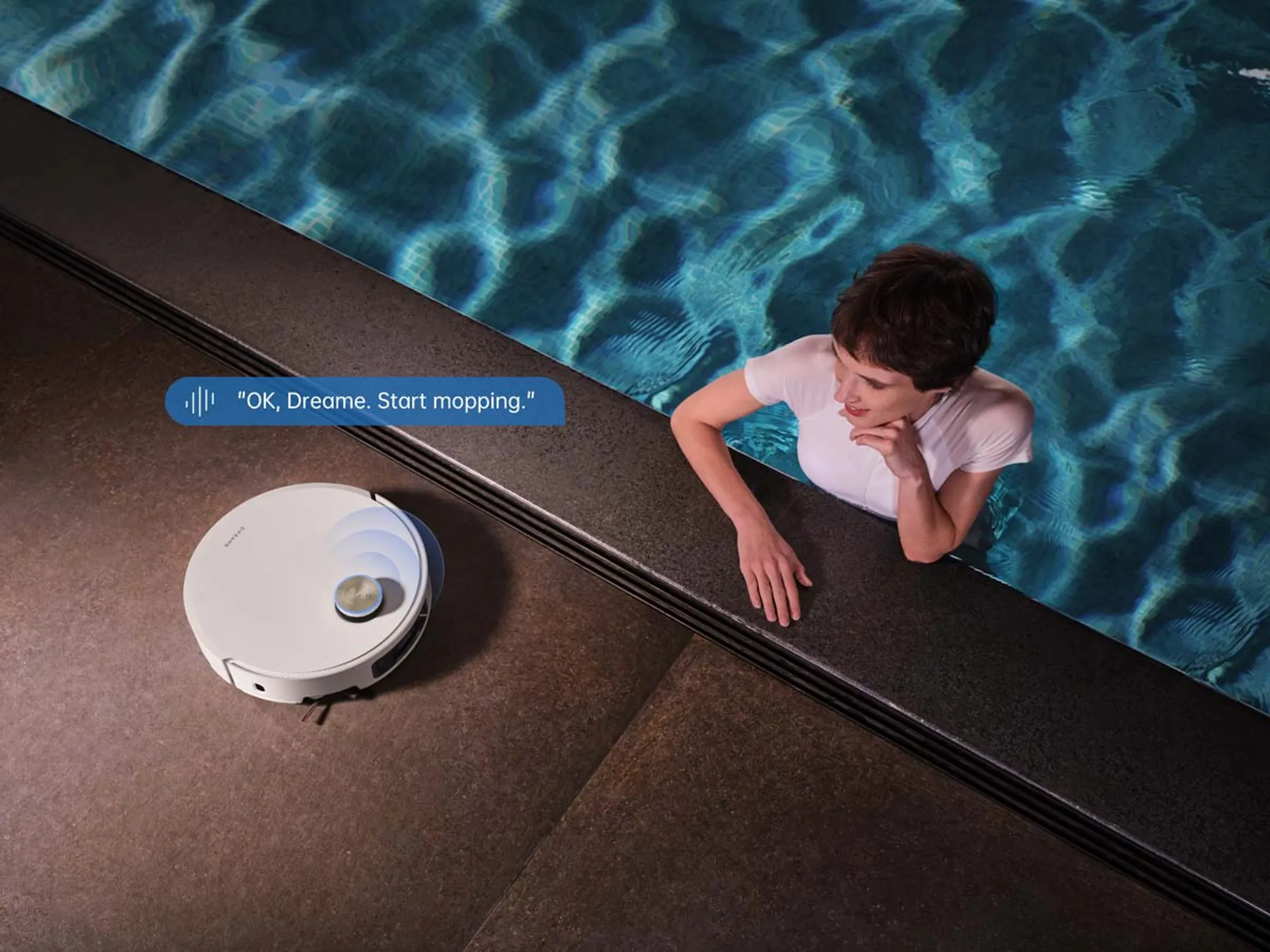 Dreame Aspirateur robot 2en1 X50 Ultra Complete White image