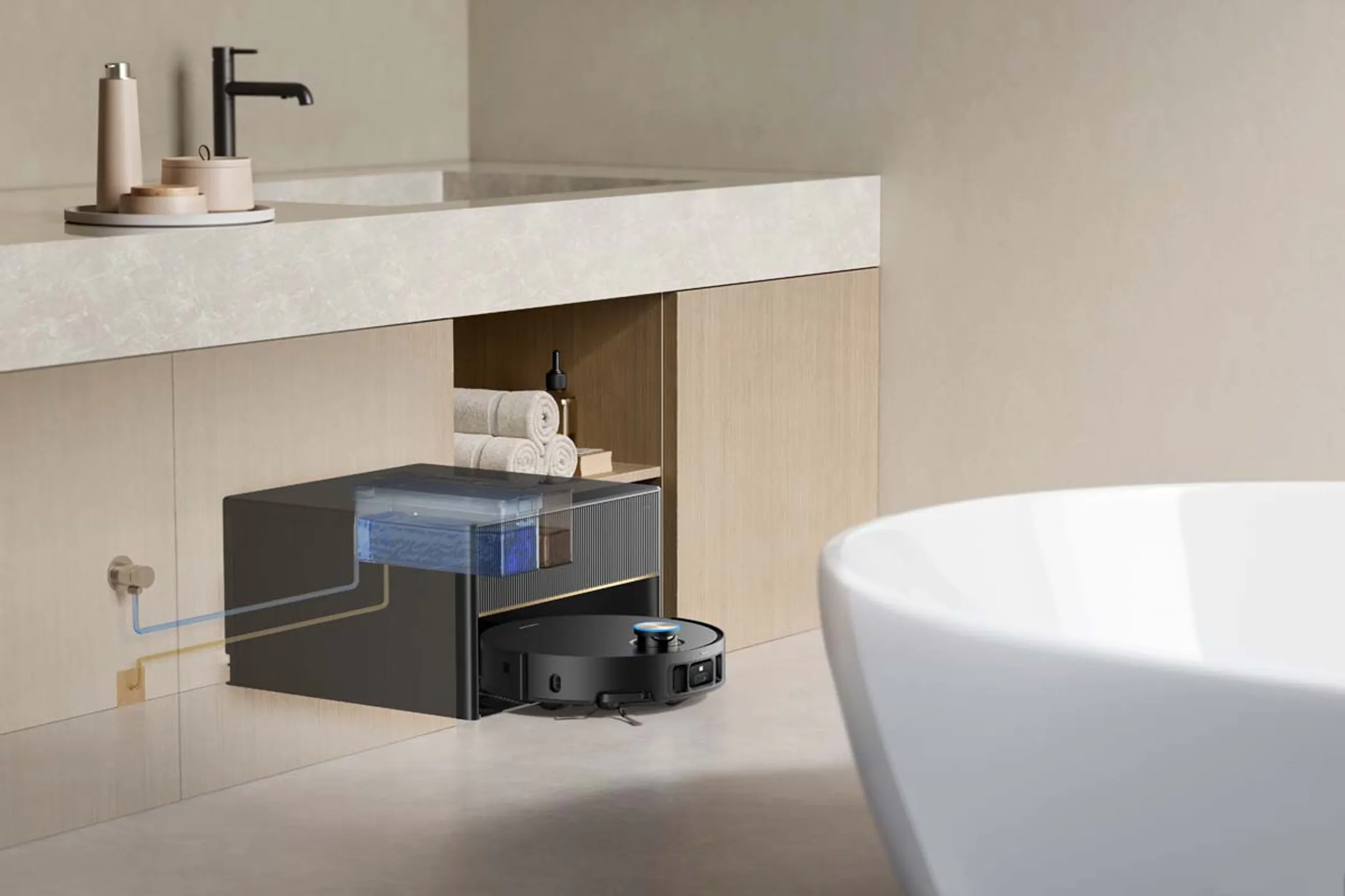 Dreame Aspirateur robot 2en1 X50 Master image