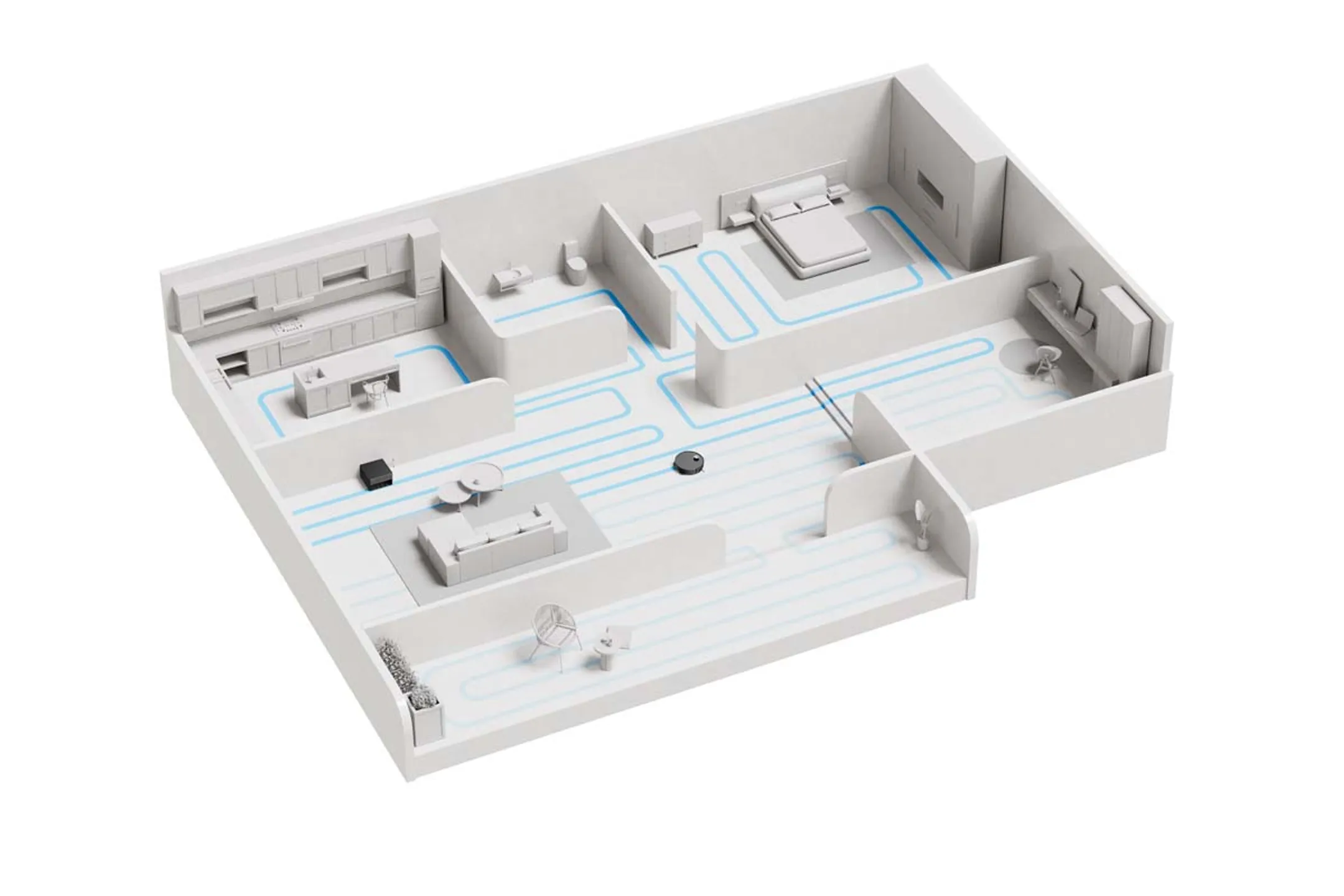 Dreame Aspirateur robot 2en1 X50 Master image