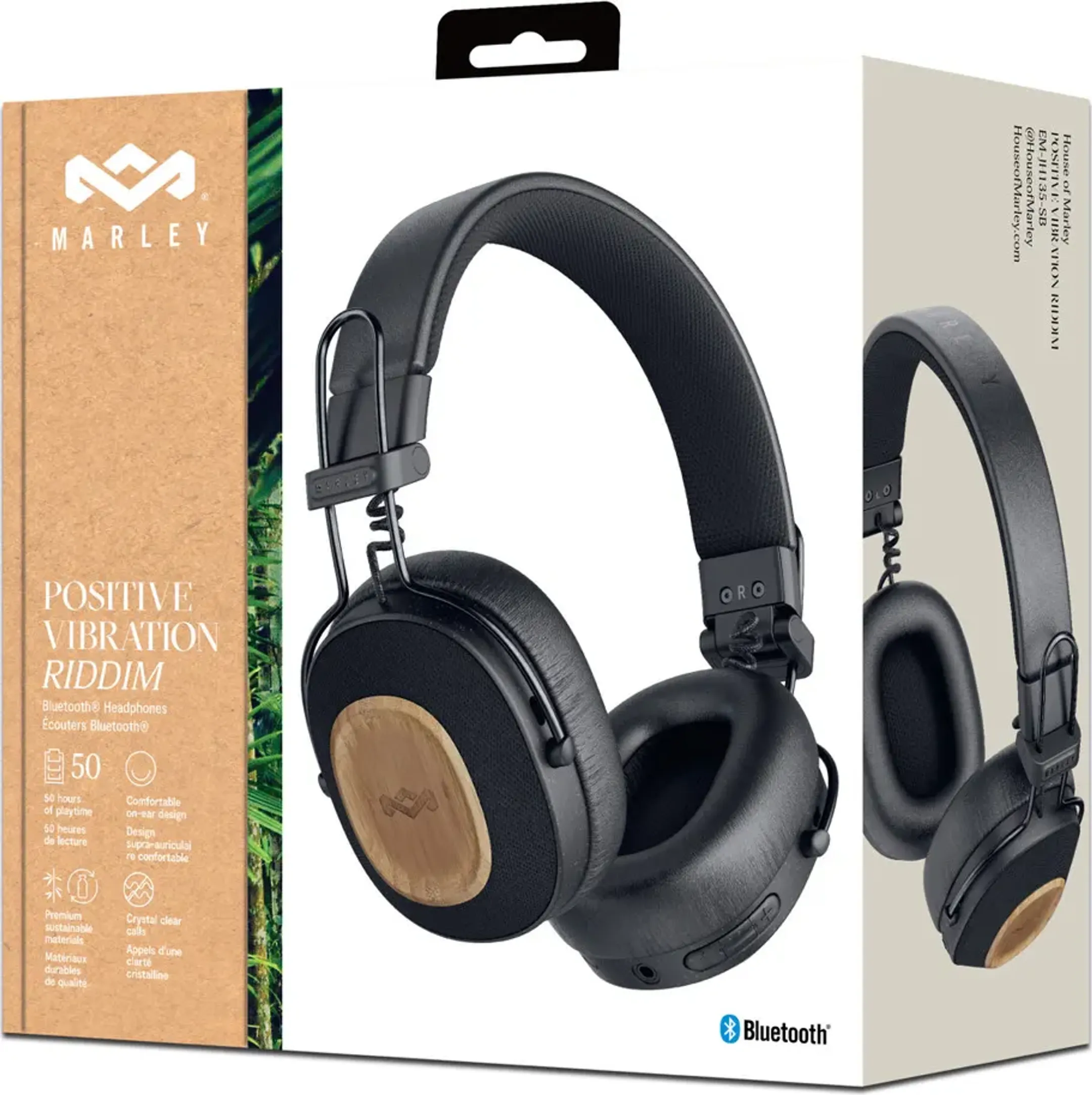 House Of Marley Casque Positive Vibration Riddim - Noir image