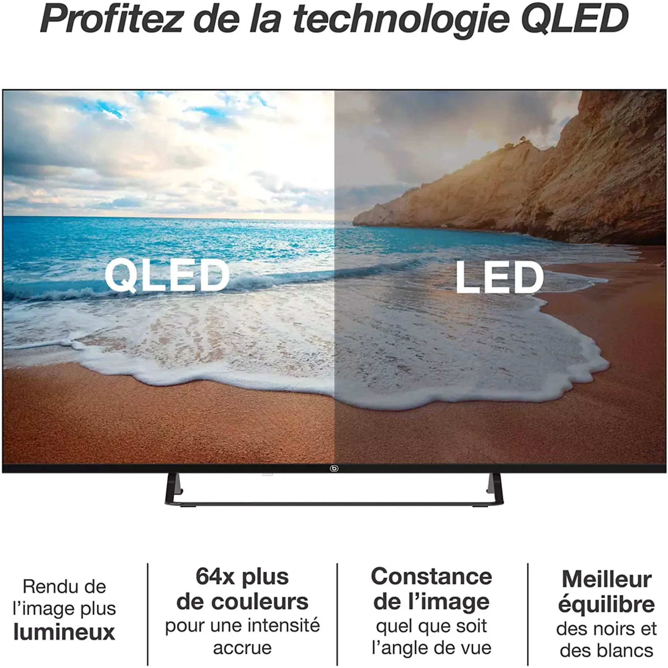 Essentiel-B QLED TV 4K 55QLED308 - 55 inch image