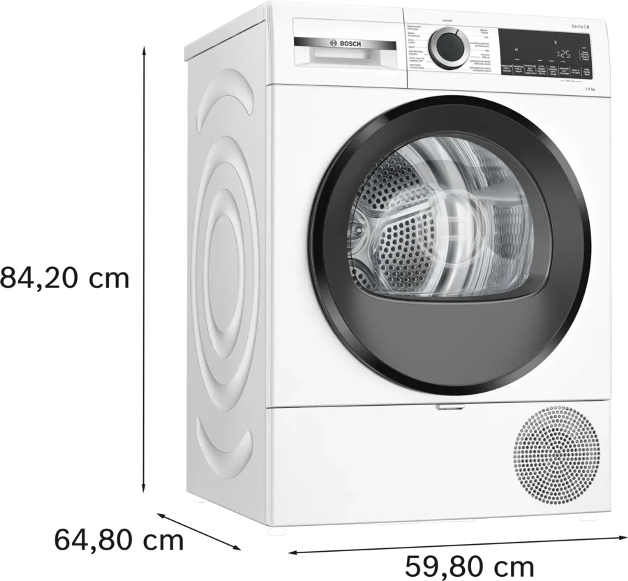 Bosch Sèche-linge WQG1320PFG Serie 6 AutoDry 8 KG image