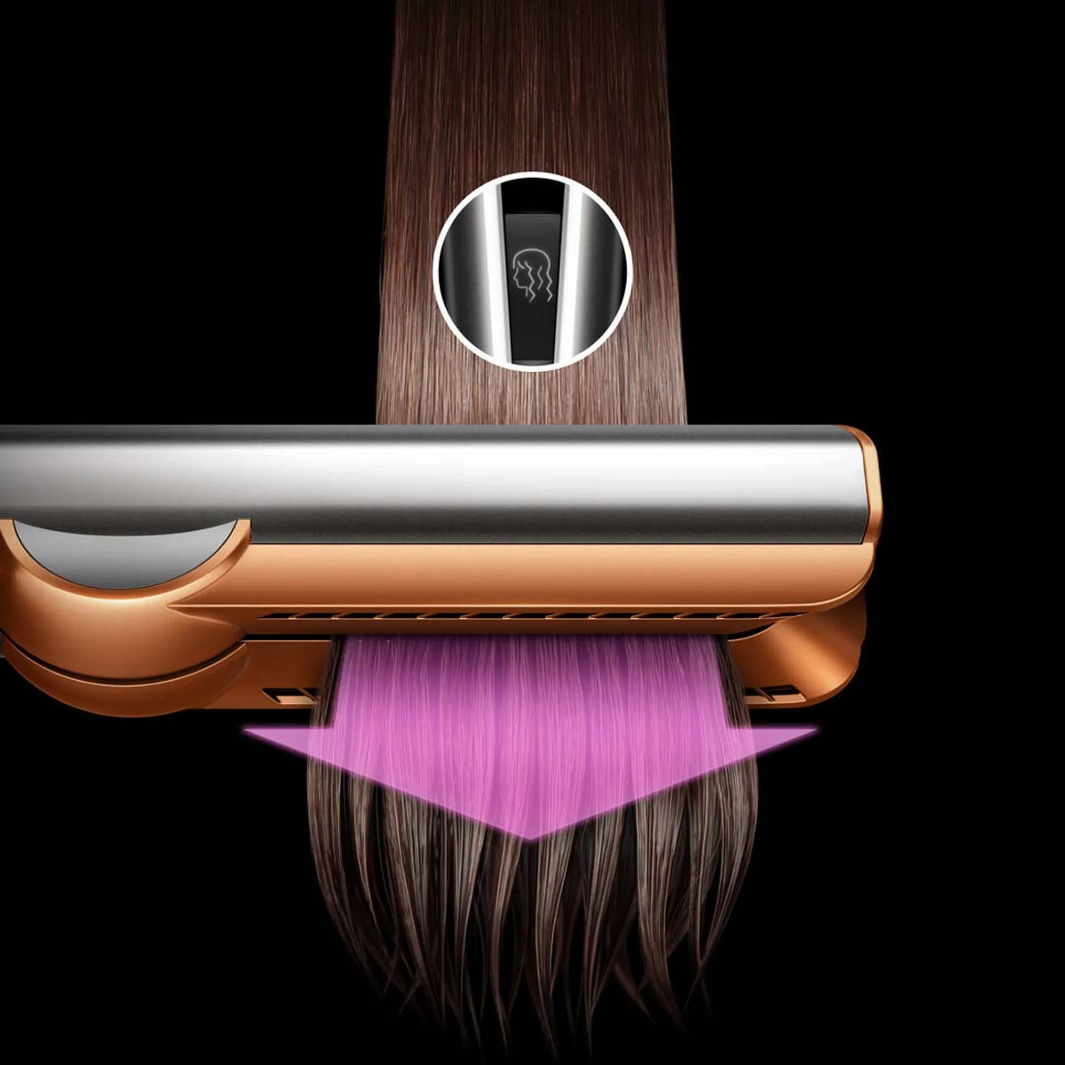 Dyson Airstrait Red Velvet / Goud - Limited Edition image