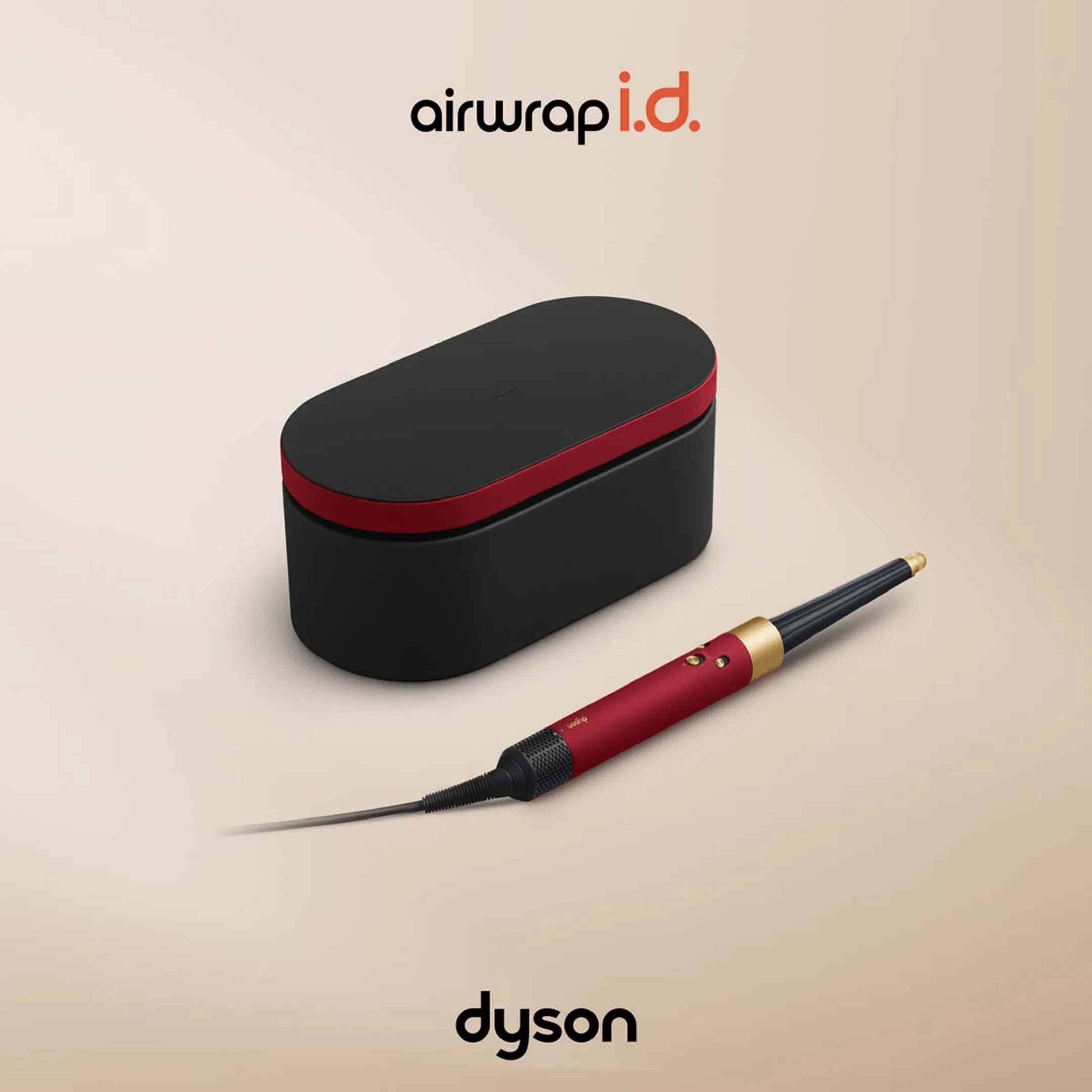 Dyson Airwrap i.d. Curl + Coily Red Velvet/Gold - Limited Edition image