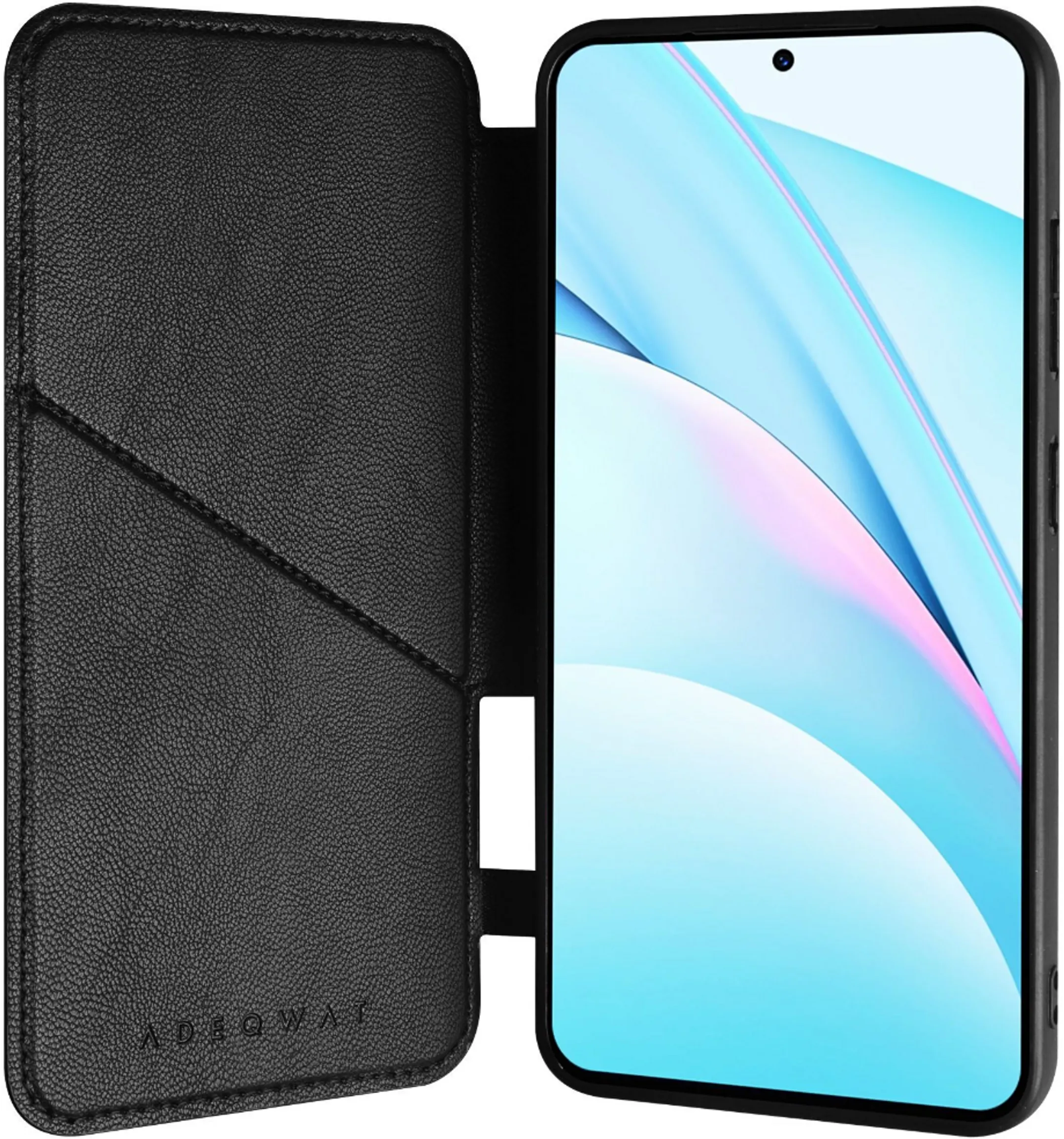 Adeqwat Bookcovervoor Galaxy S25 - Zwart image