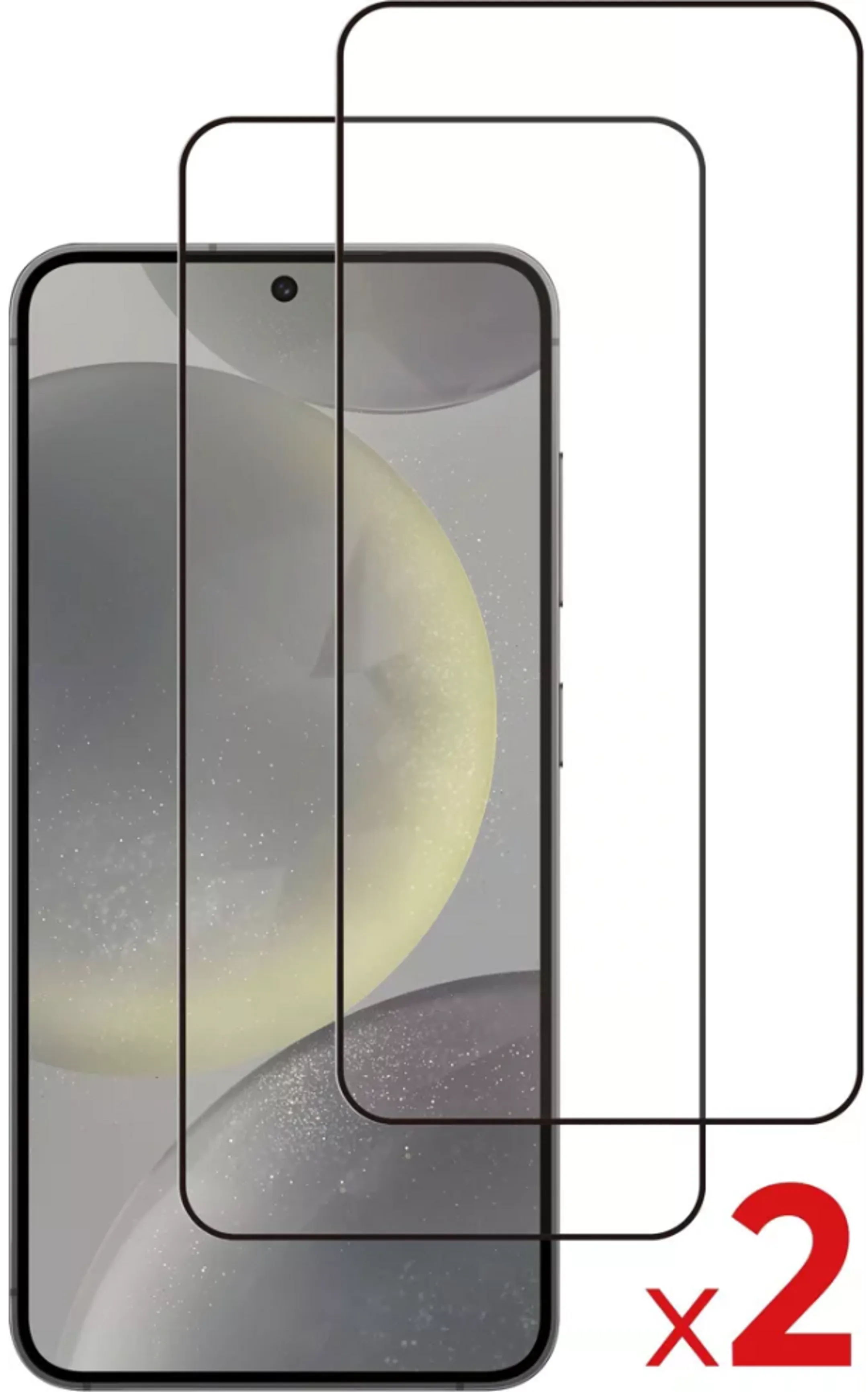 Bundle product Screenprotector voor Galaxy S25 - 2 stuks