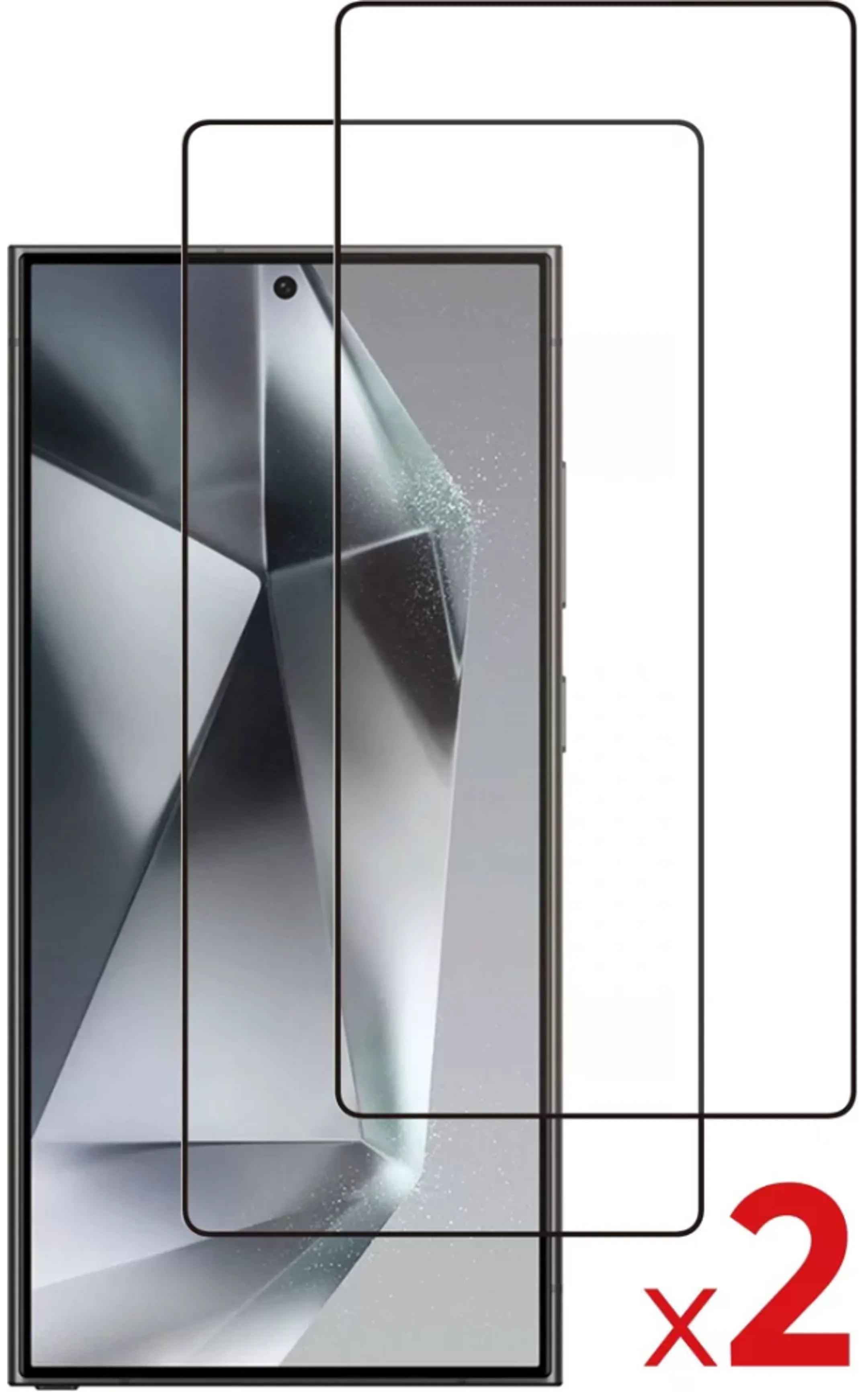 Bundle product Screenprotector voor Galaxy S25 Ultra - 2 stuks