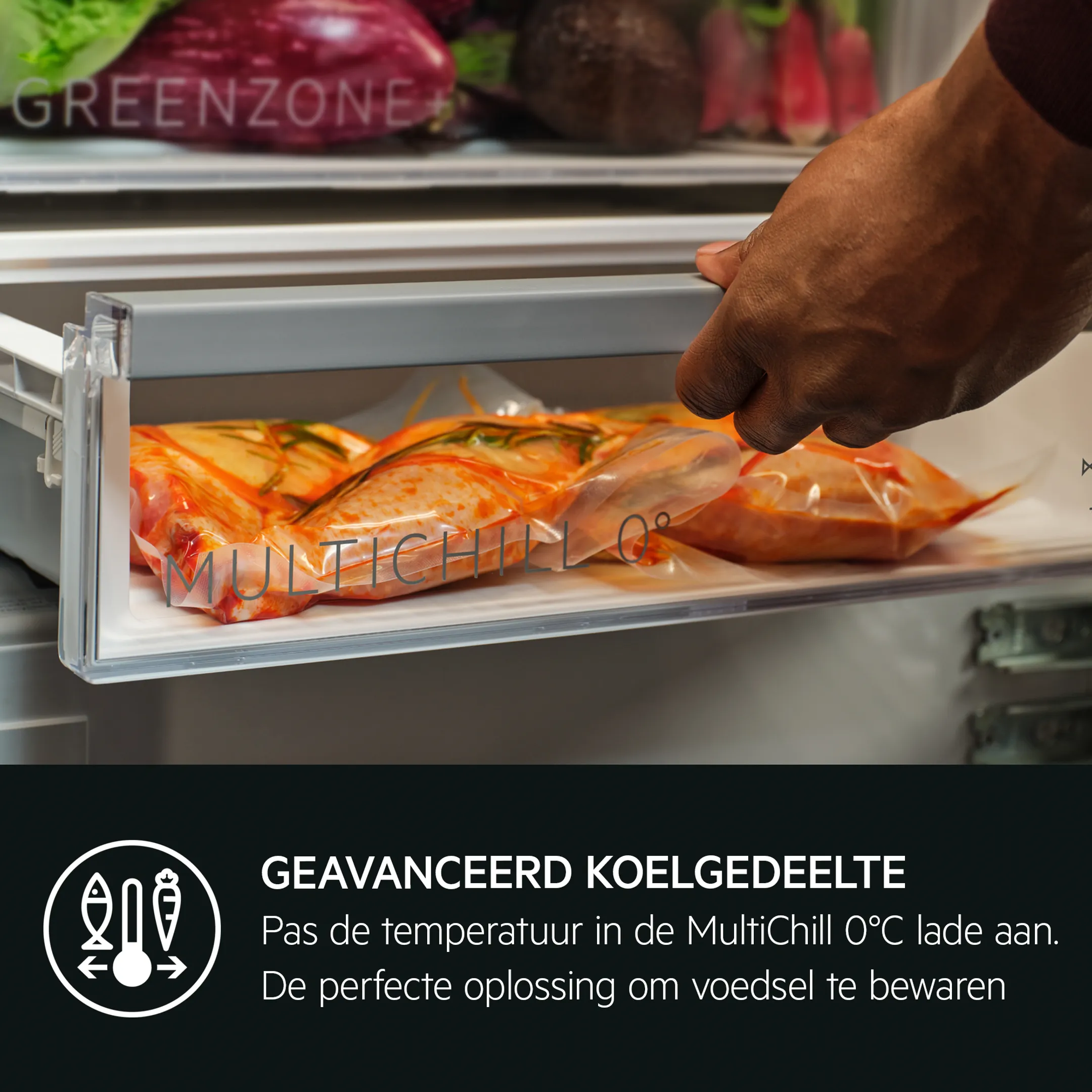 AEG Amerikaanse koelkast ORX9V351DB 9000 MultiChill 0° image