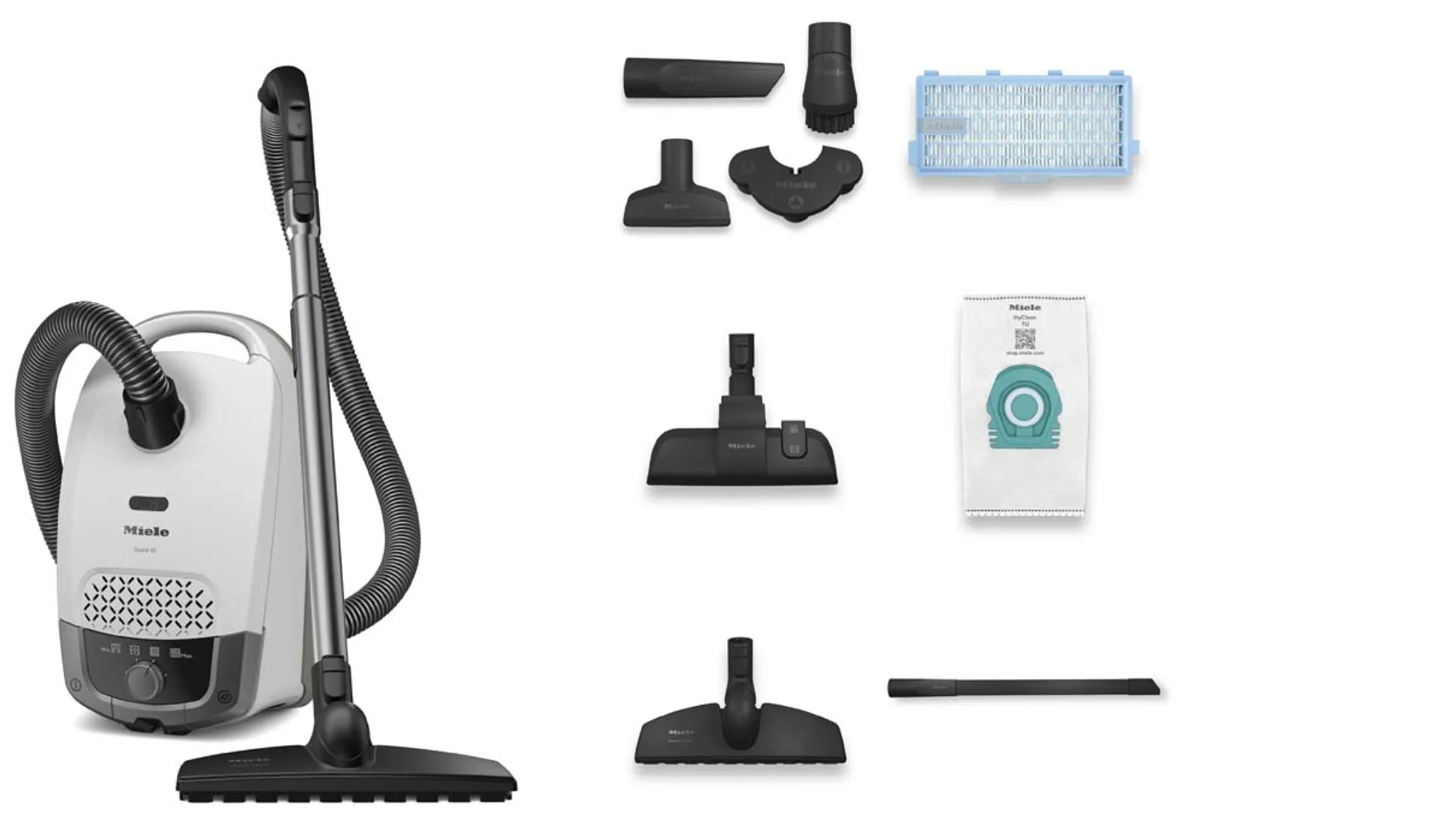 Miele Stofzuiger met zak Guard S1 Parquet Flex Wit image