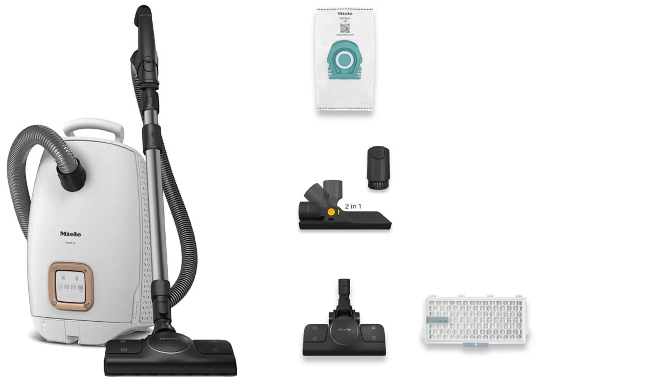 Miele Stofzuiger met zak Guard L1 Performance Brilliant White image