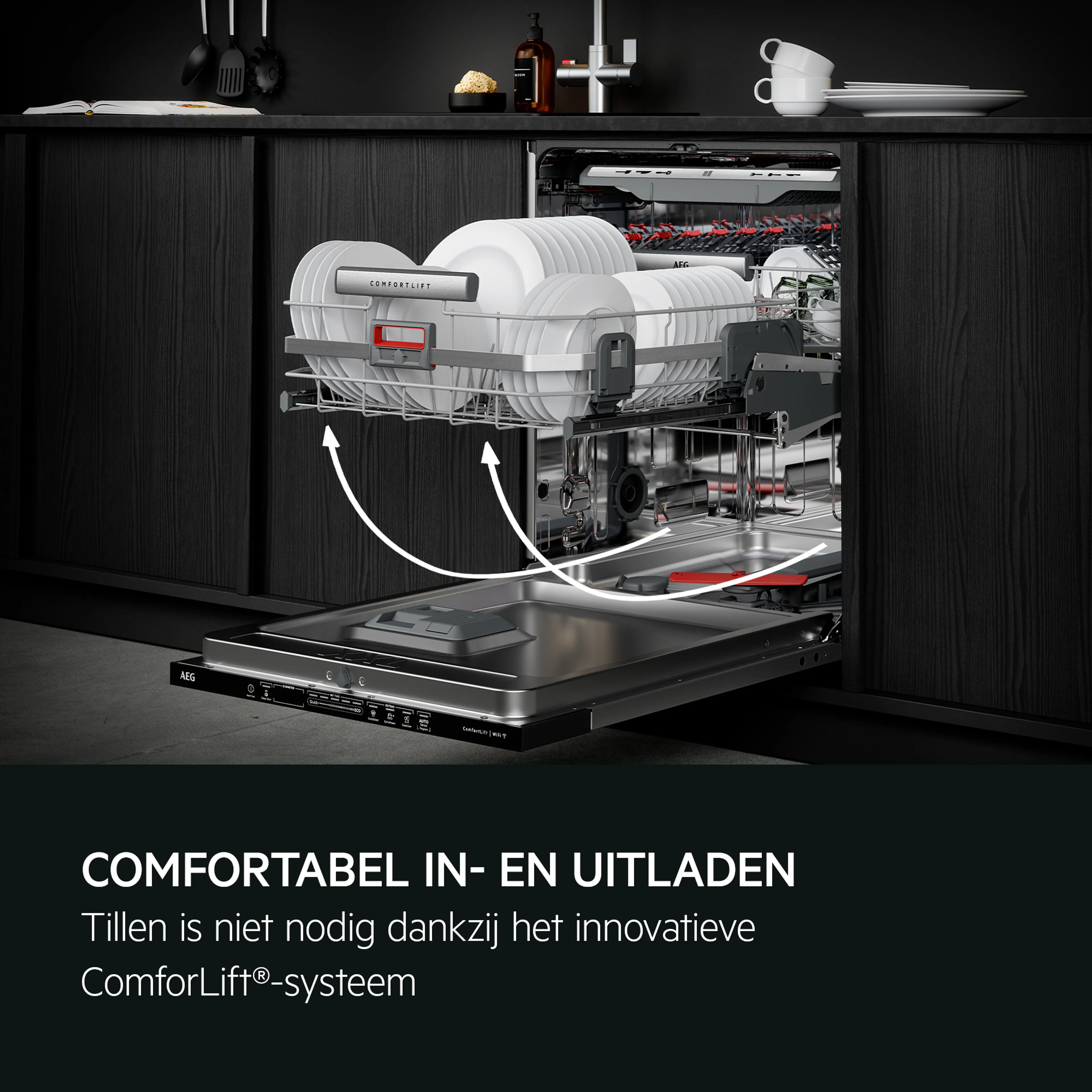 AEG Inbouw vaatwasser FSE83827P ComfortLift AirDry image
