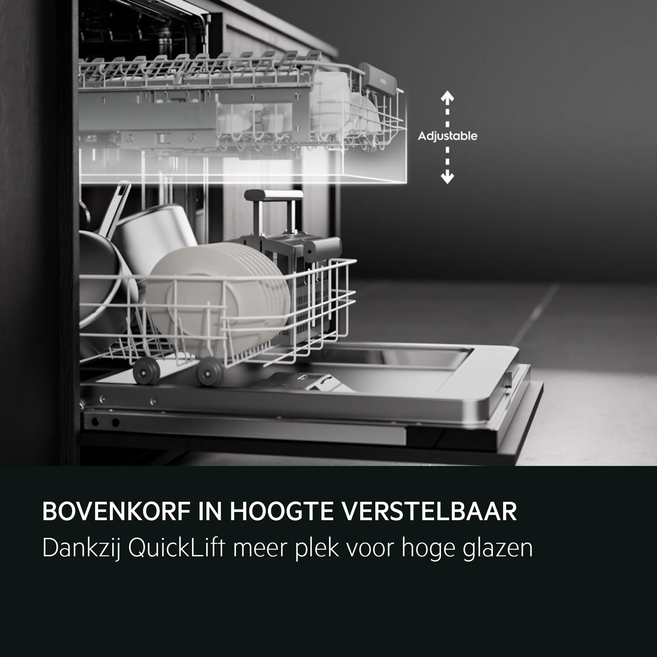 AEG Inbouw vaatwasser FSE73707P QuickSelect AirDry image