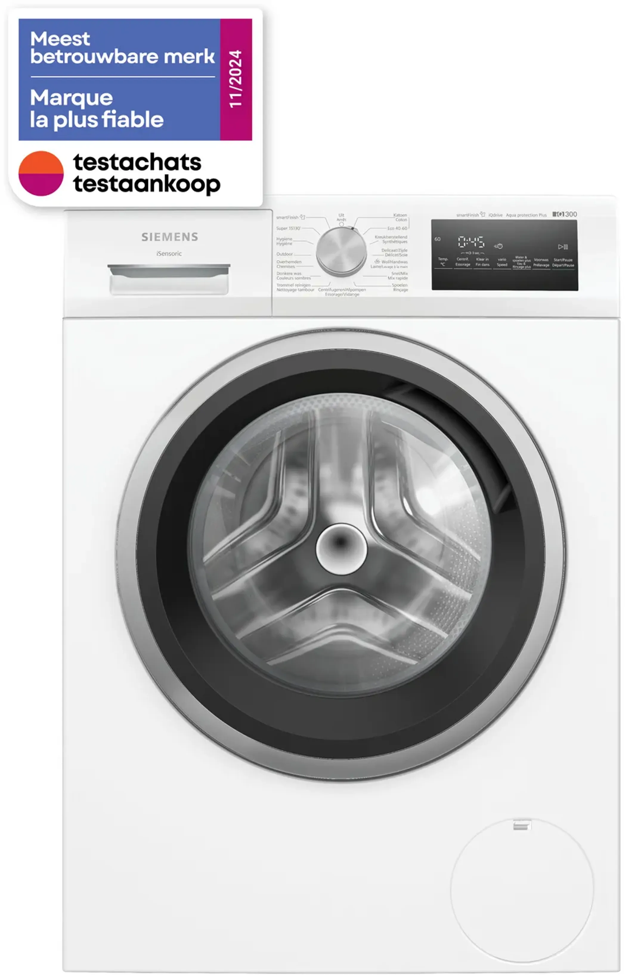 Siemens Bundle - Machine à laver WM14N2B4FG + Sèche-linge WT43H00WFG iQ300 autoDry 8 KG image