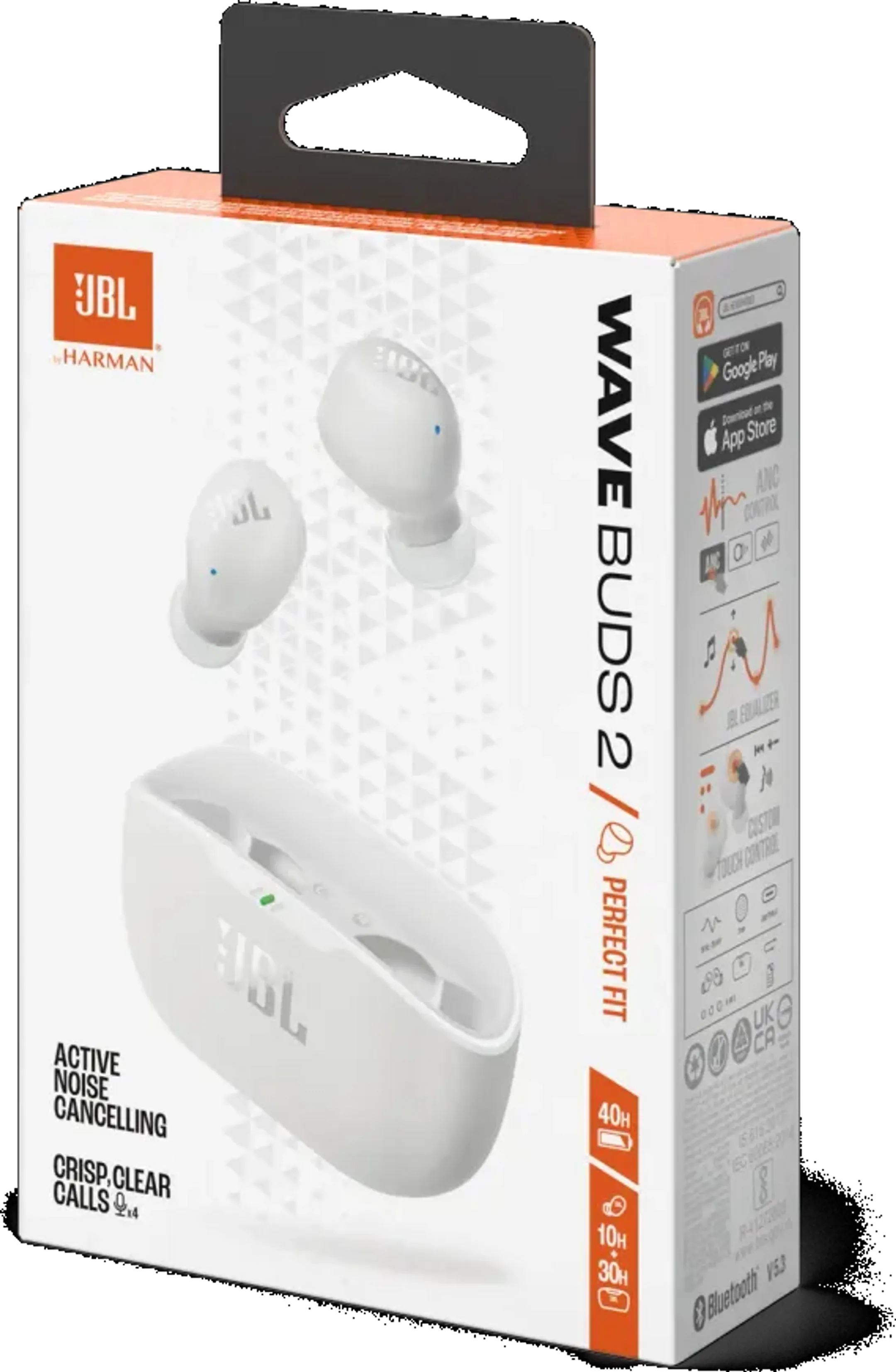JBL Écouteurs Wave Buds 2 - Blanc image