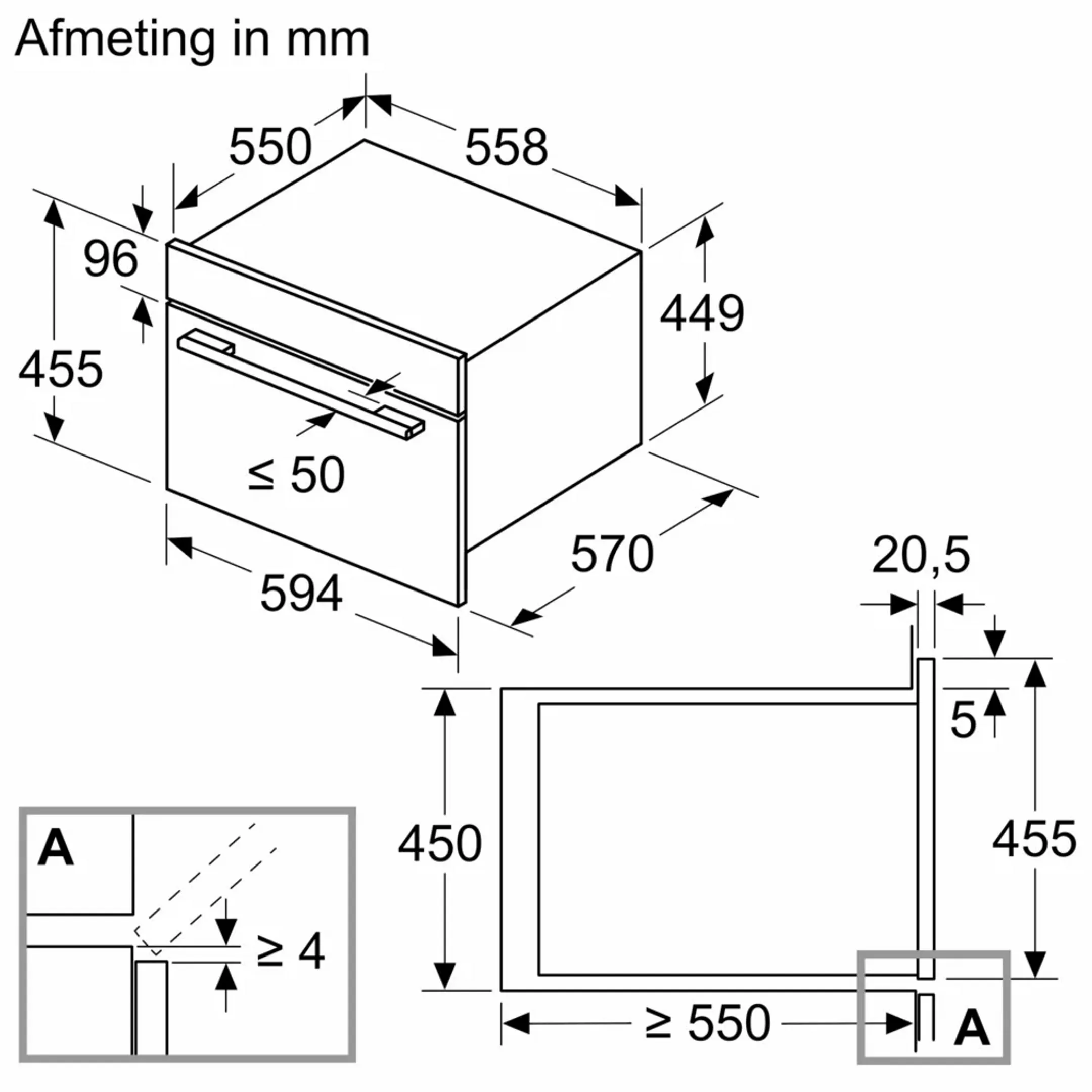 Bosch Micro-ondes combi encastrable CMA583MB0 image
