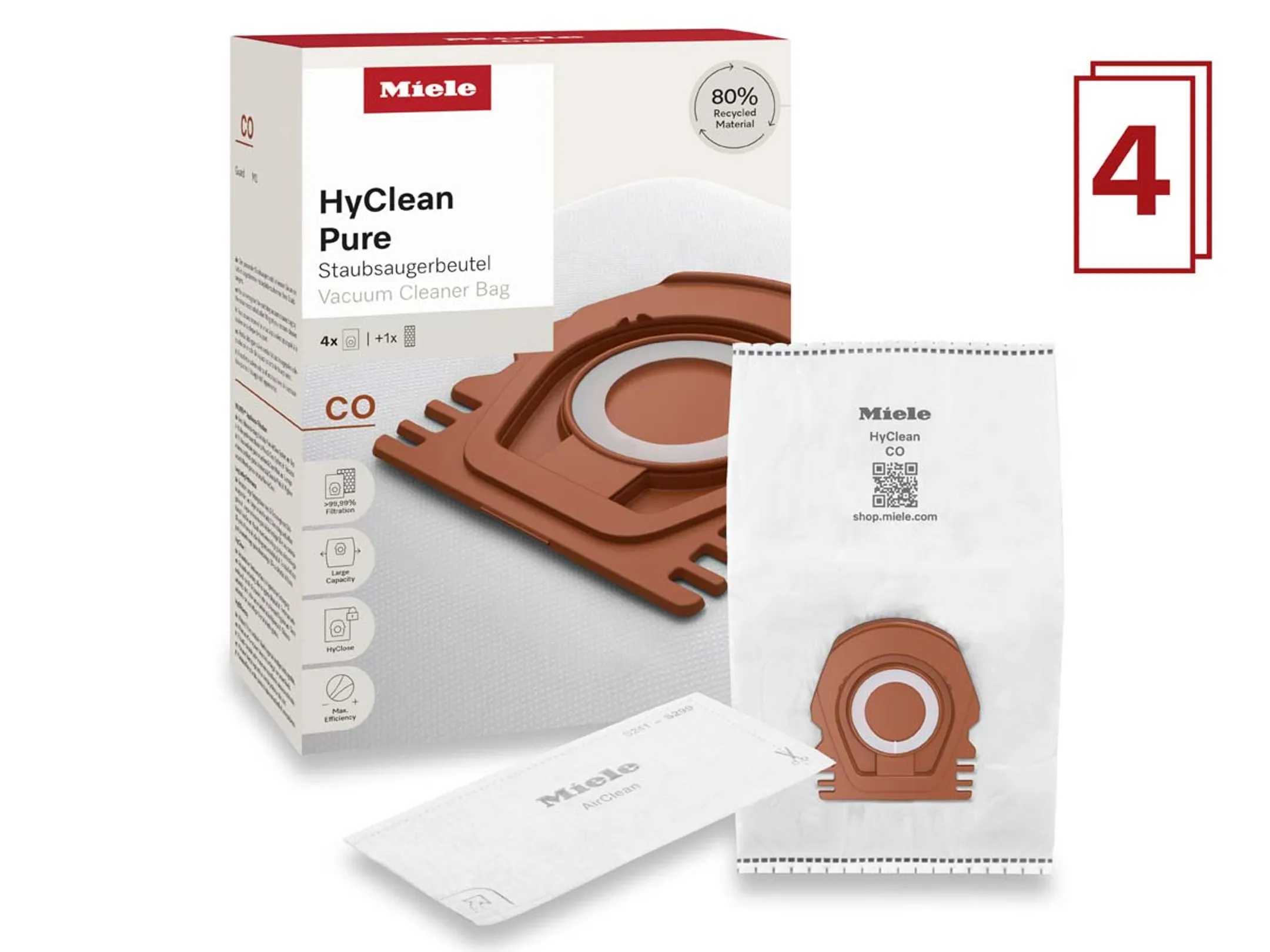 Miele Stofzakken HyClean Pure CO image
