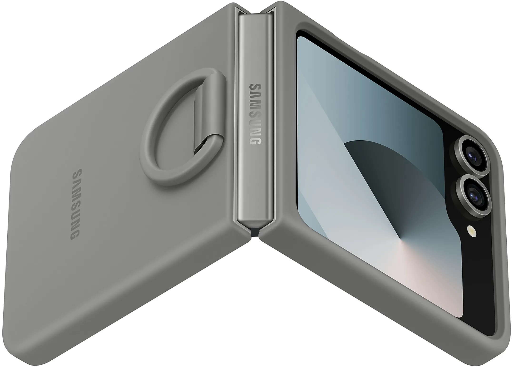 Samsung Silicone hoesje voor Galaxy Z Flip6 & Flip7 FE - Grijs image