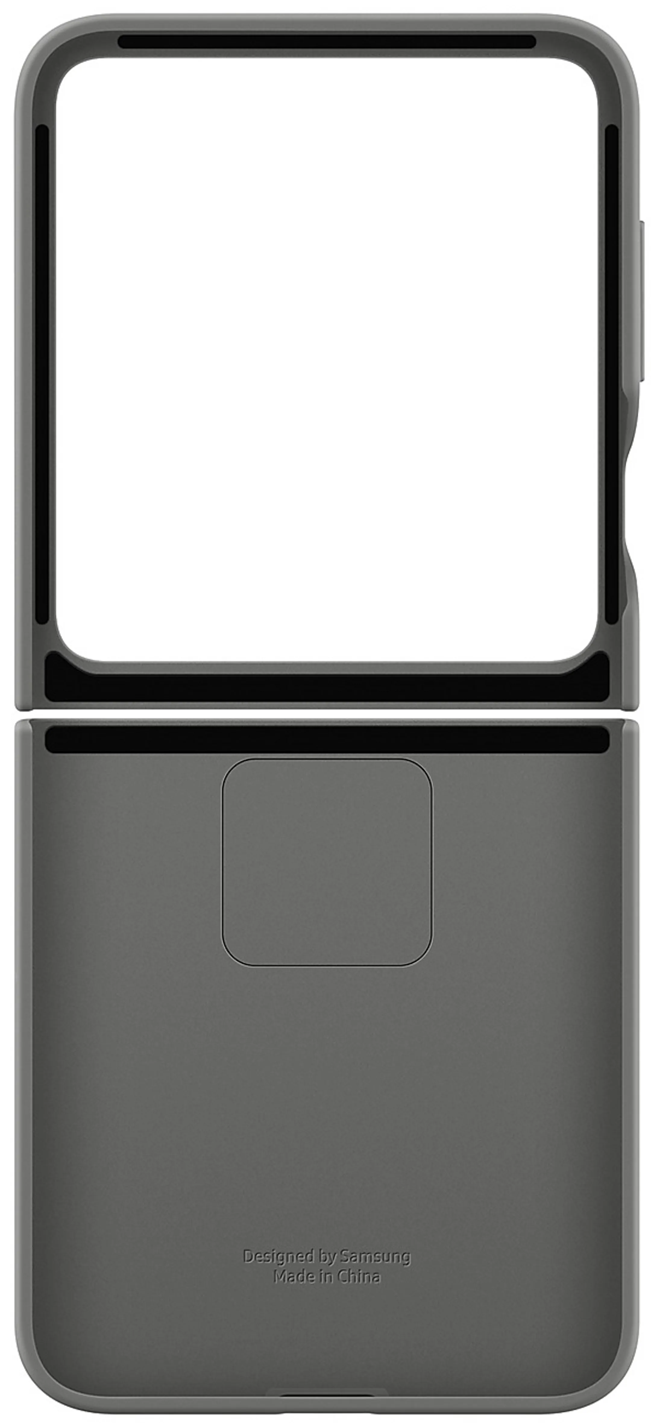 Samsung Silicone hoesje voor Galaxy Z Flip6 & Flip7 FE - Grijs image