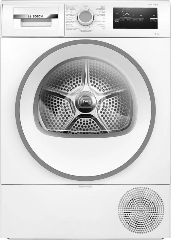 Droogkast WTH8520PFG Serie 4 AutoDry 8 KG