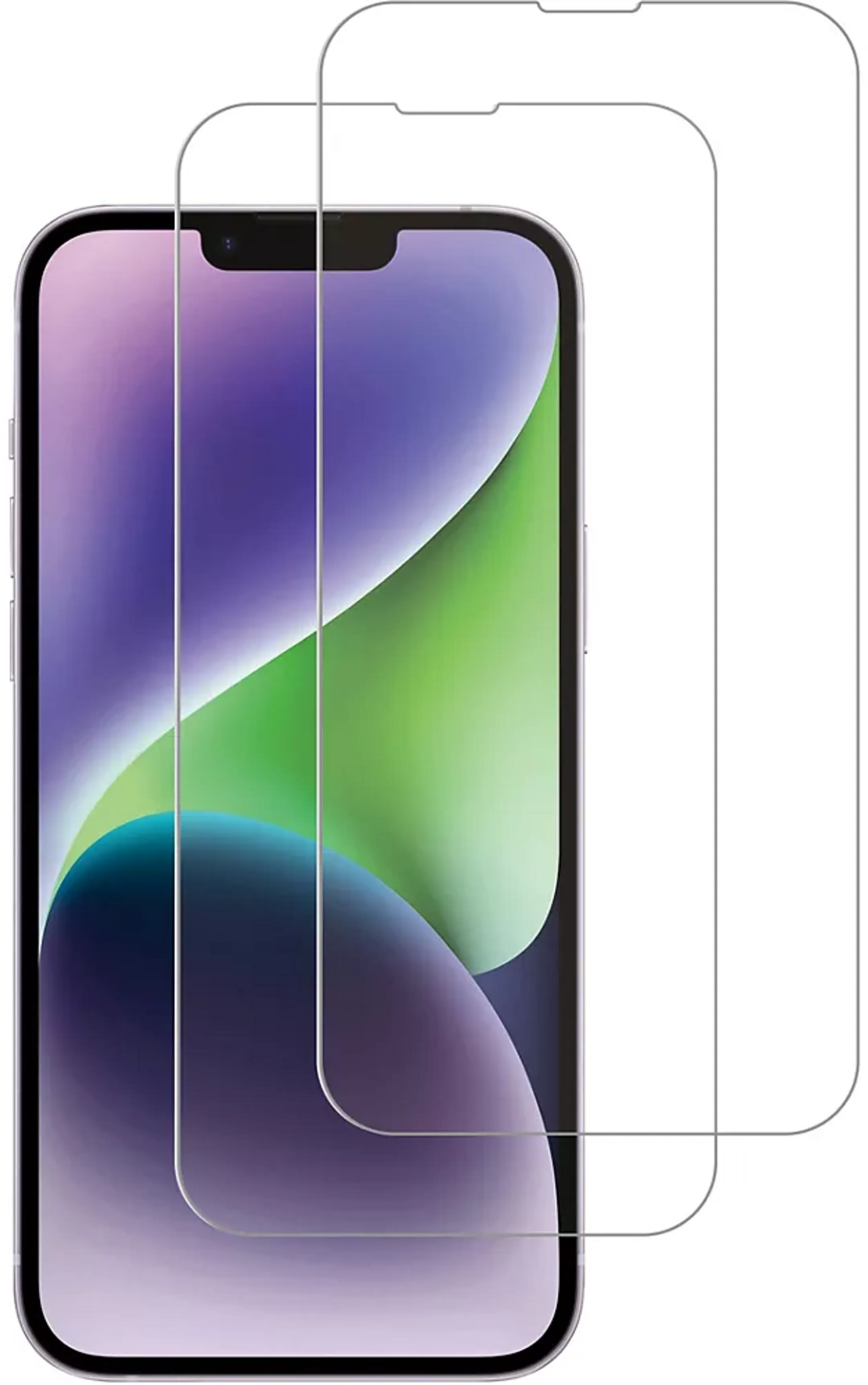 Screenprotector voor iPhone 16e/14/13Pro/13 - 2 stuks