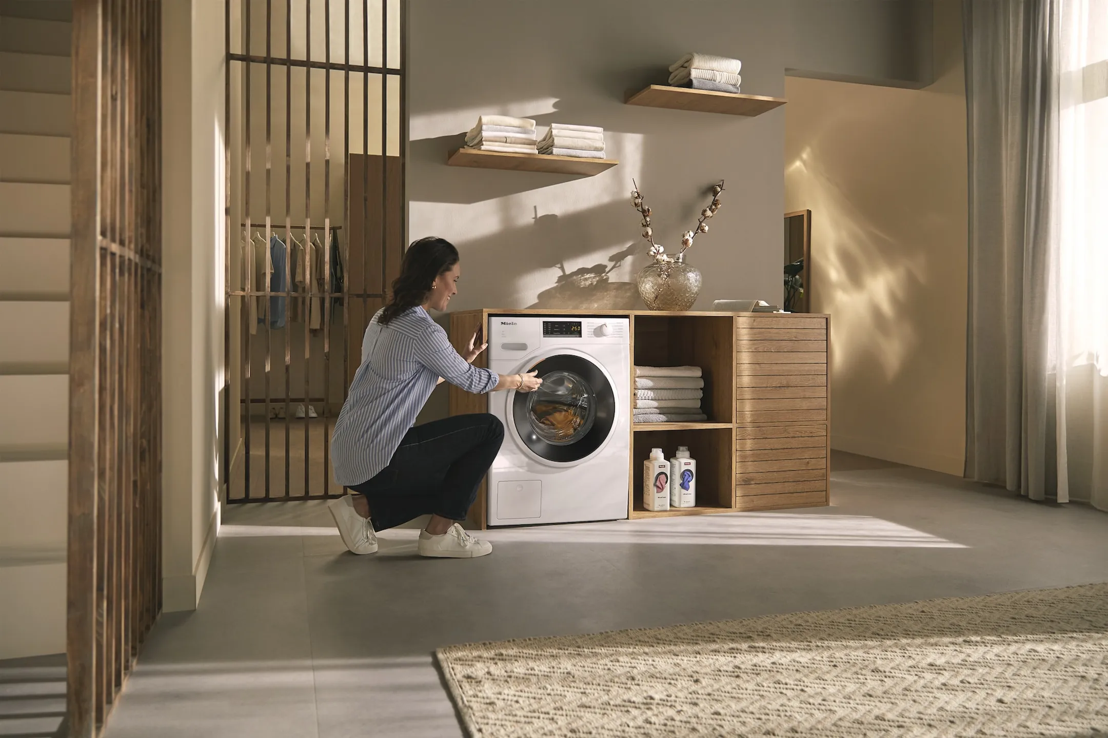 Miele Bundel - Wasmachine WWA 120 WCS CapDosing + Droogkast TWA 520 WP EcoSpeed image