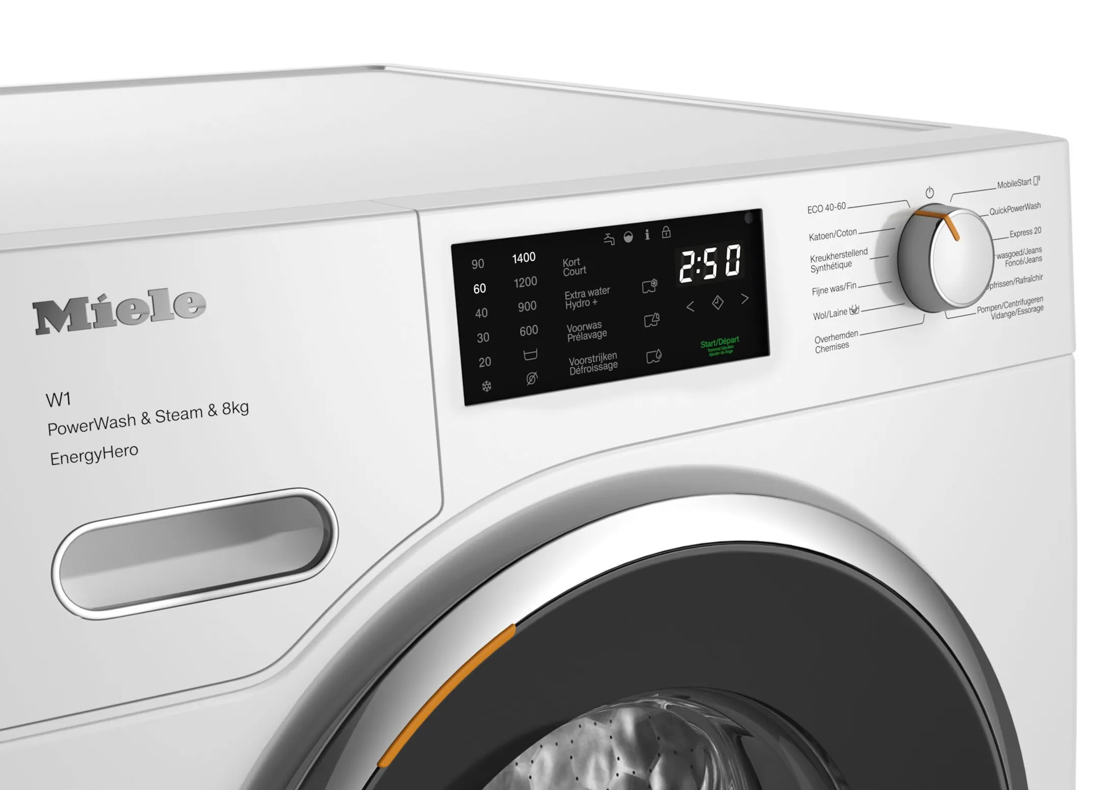 Miele Bundel - Wasmachine WWE380 WCS QuickPowerWash + Droogkast TWD 640 WP EcoSpeed image