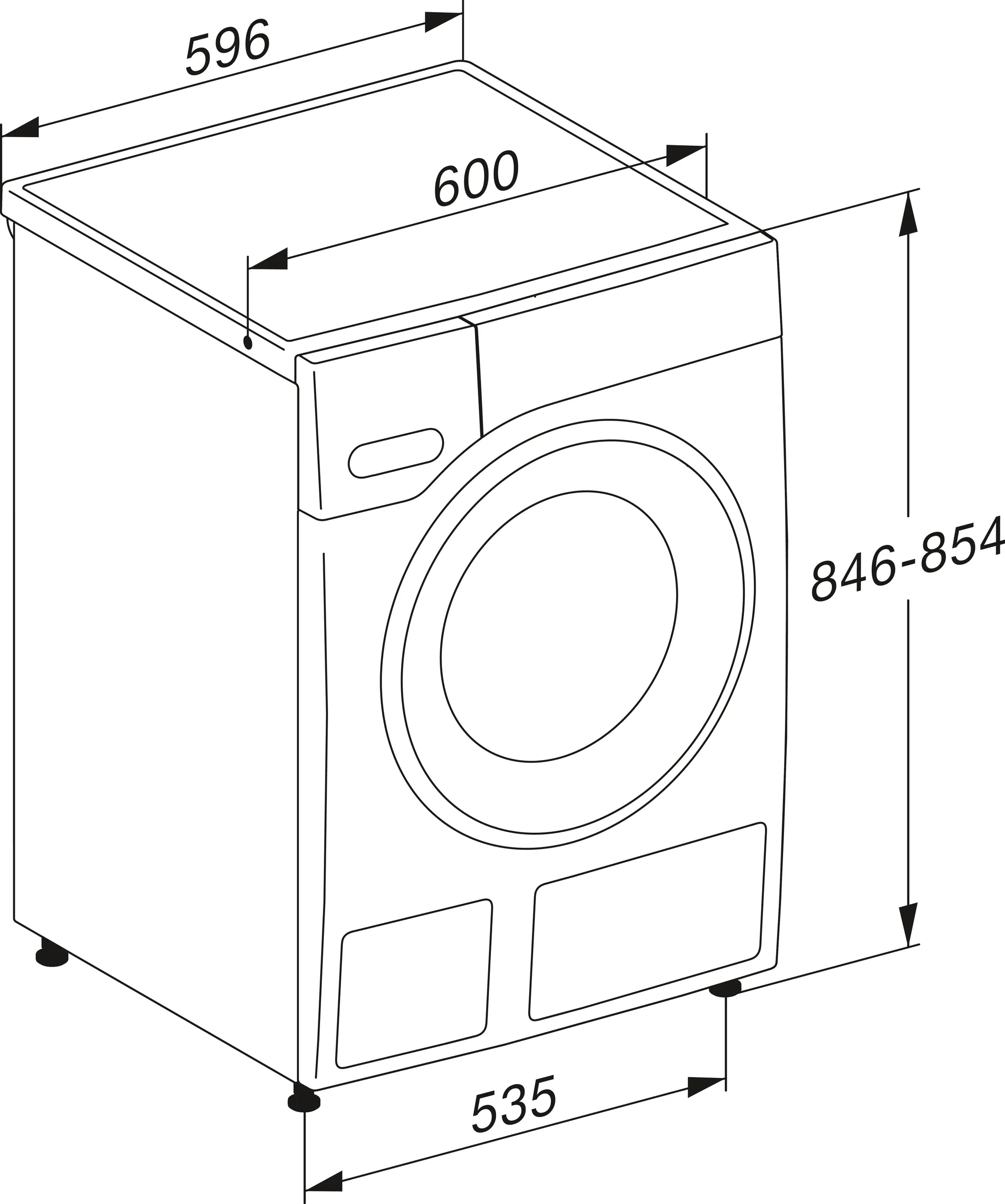 Miele Bundel - Wasmachine WWE380 WCS QuickPowerWash + Droogkast TWD 640 WP EcoSpeed image