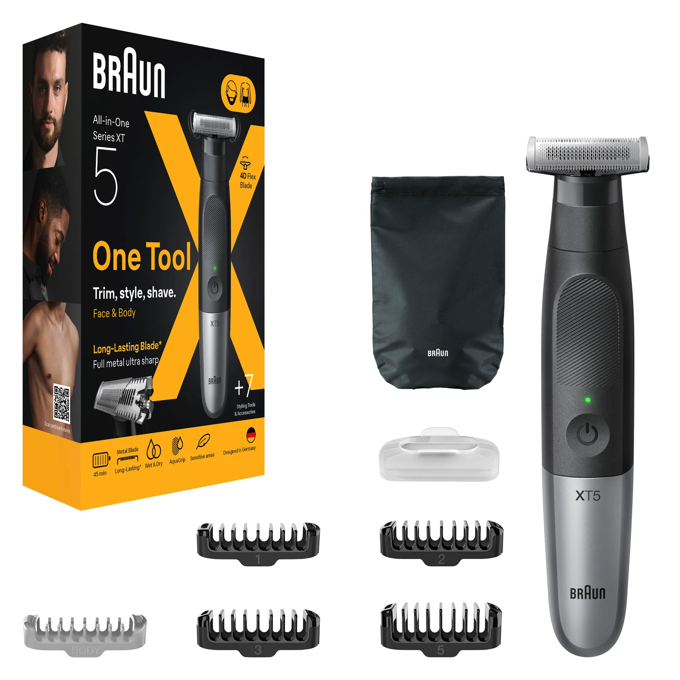 Braun Baard- en lichaamstrimmer Series X XT5100  image