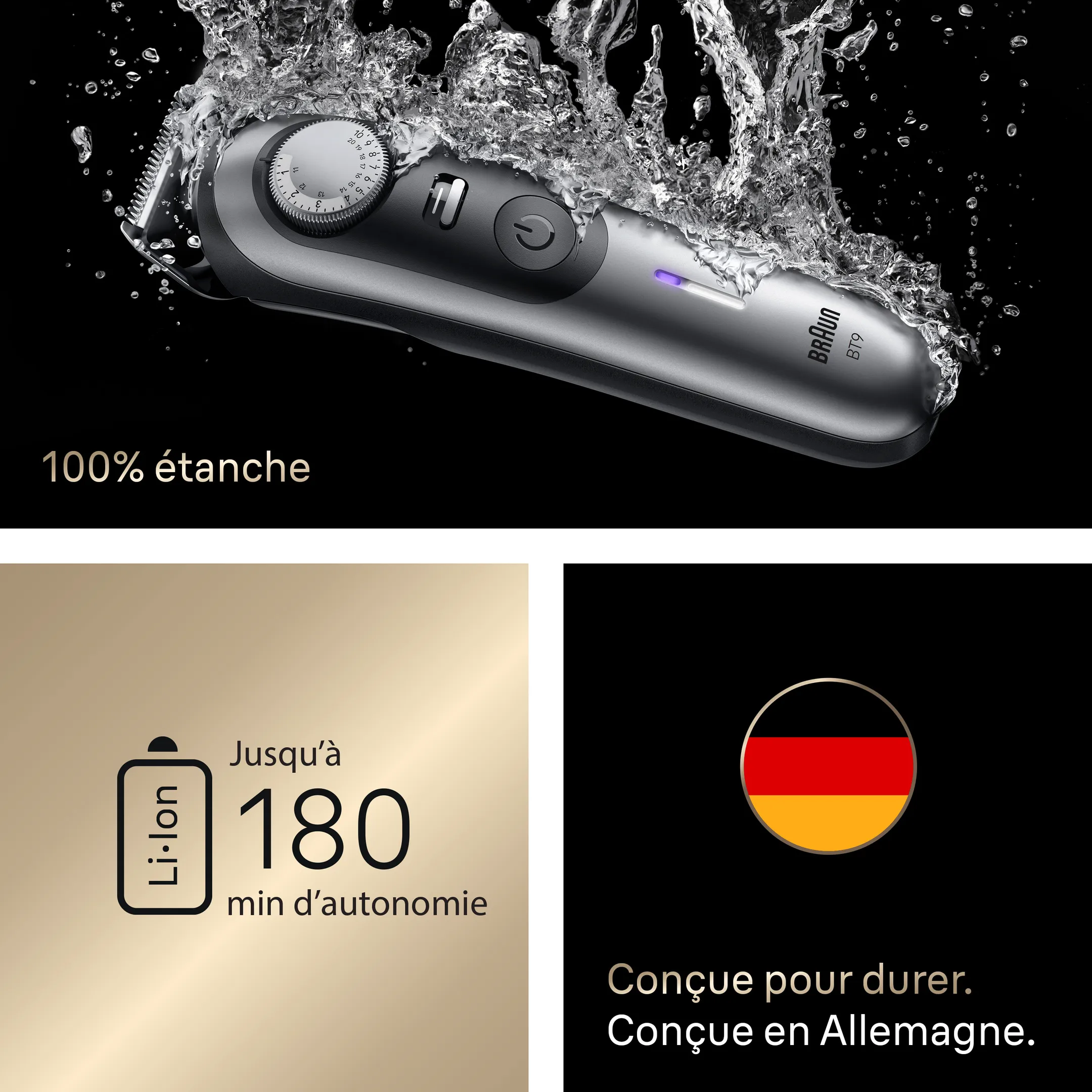 Braun Tondeuse à barbe BT 9560 image