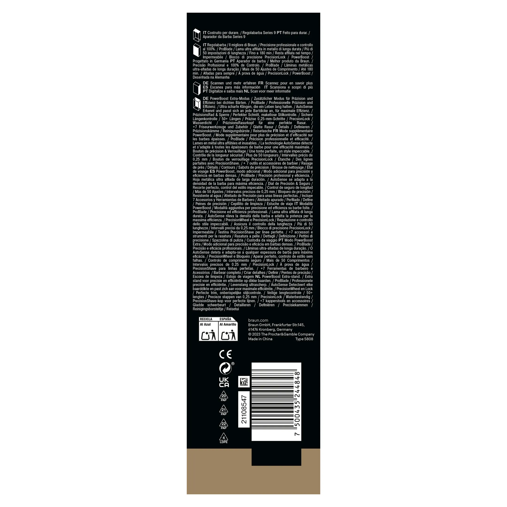 Braun Baardtrimmer BT 9520 image