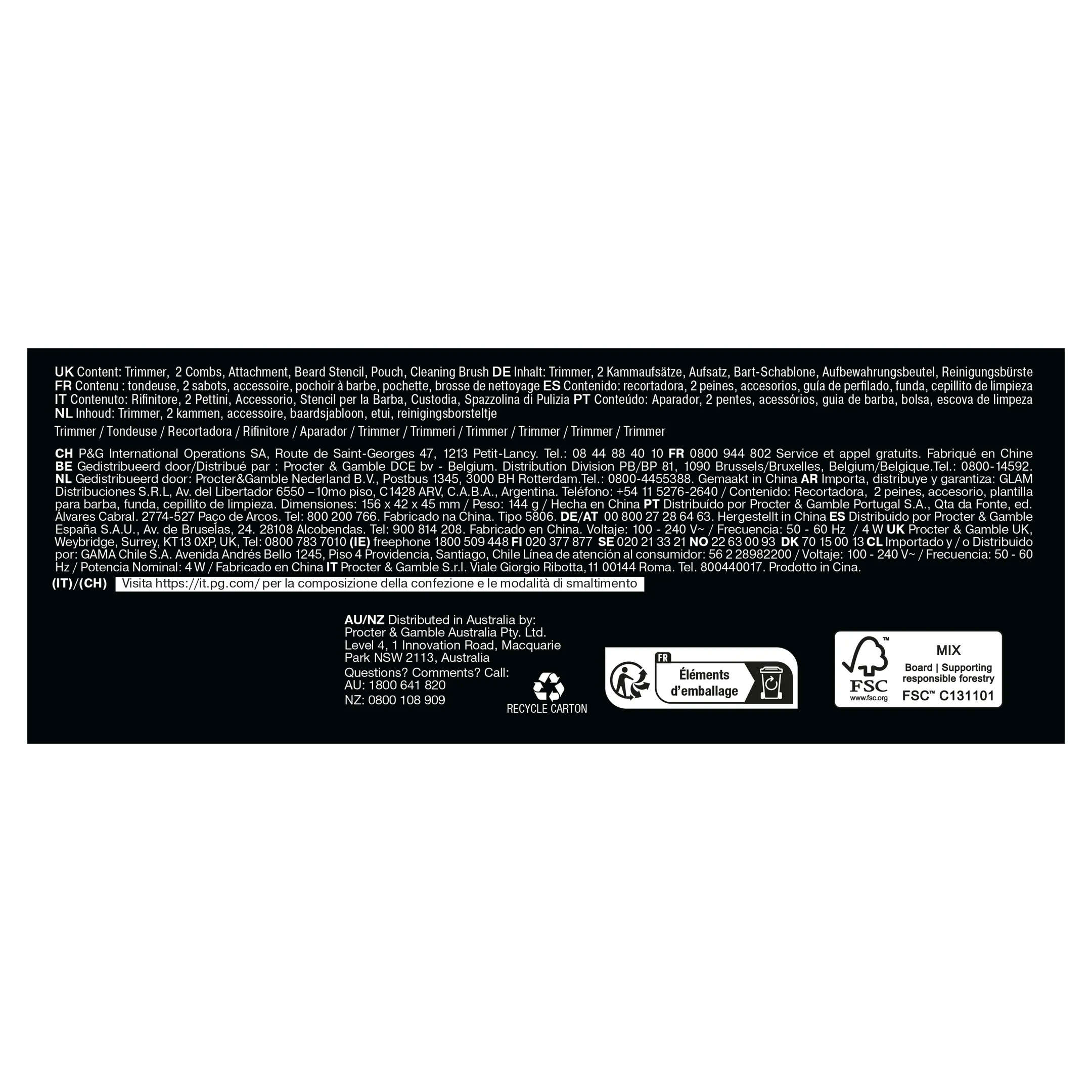 Braun Tondeuse à barbe BT 7520 image