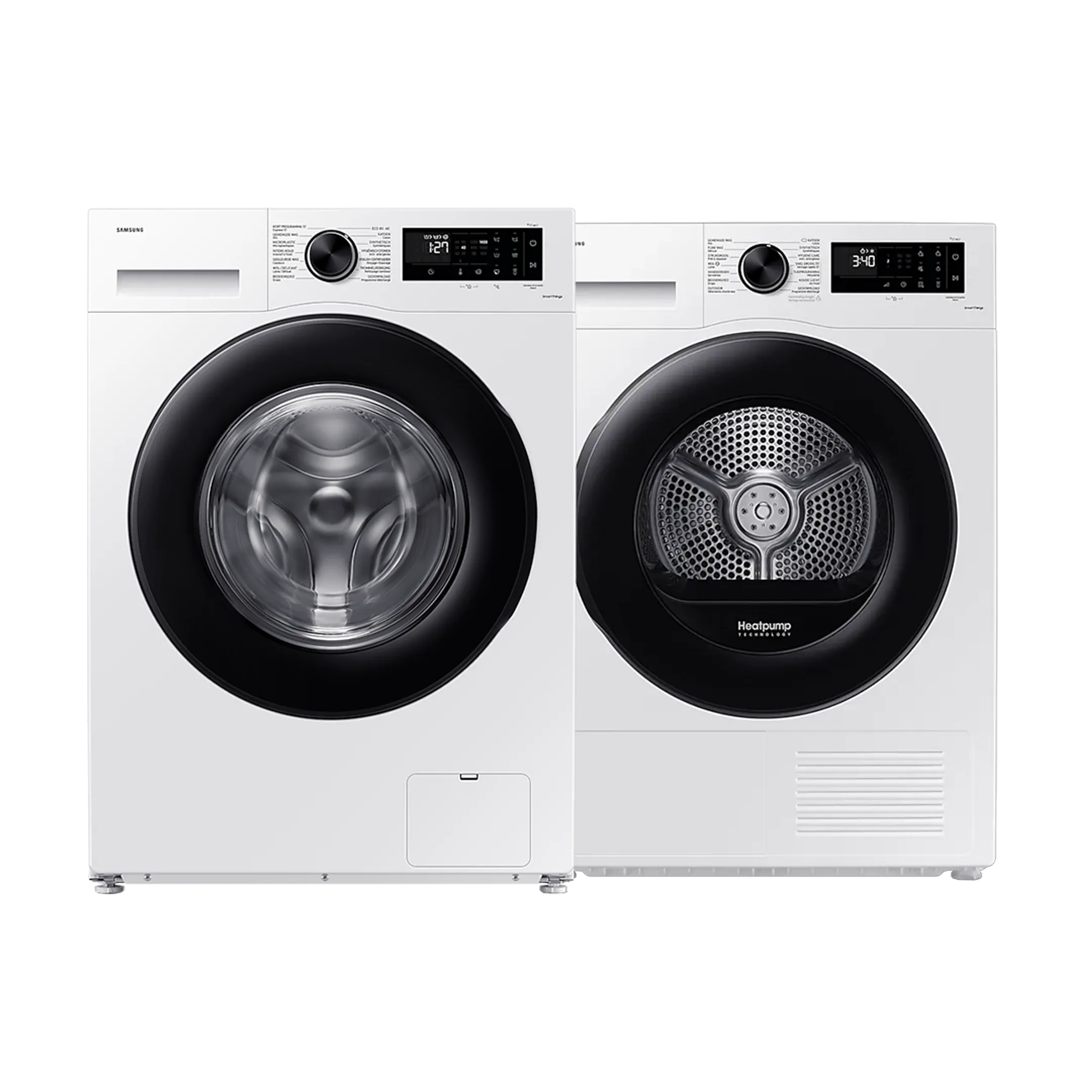 Bundel - Wasmachine WW91CGC04AAE EcoBubble  + Droogkast DV91CGC2A0AE Optimal Dry