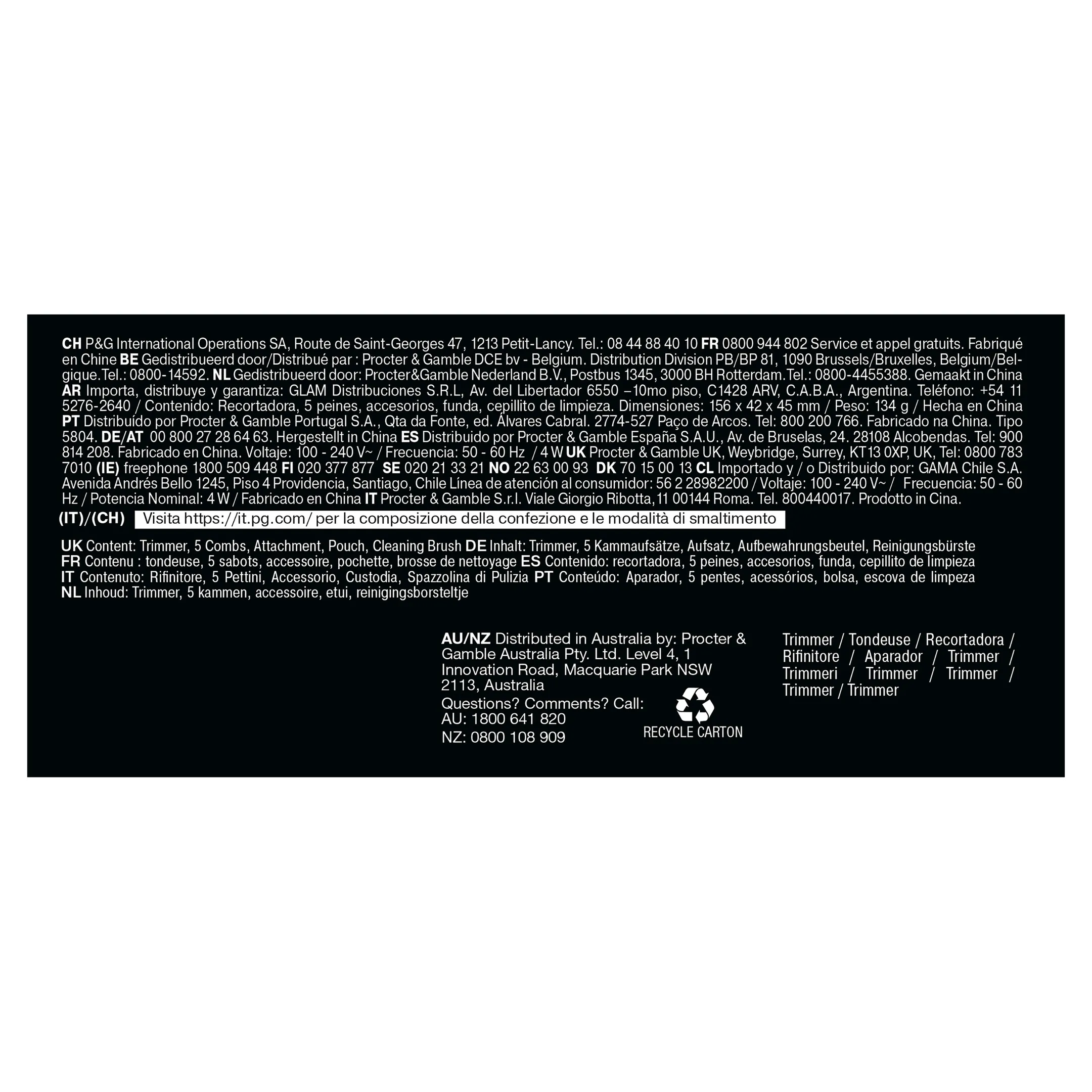 Braun Baardtrimmer BT 5560 image