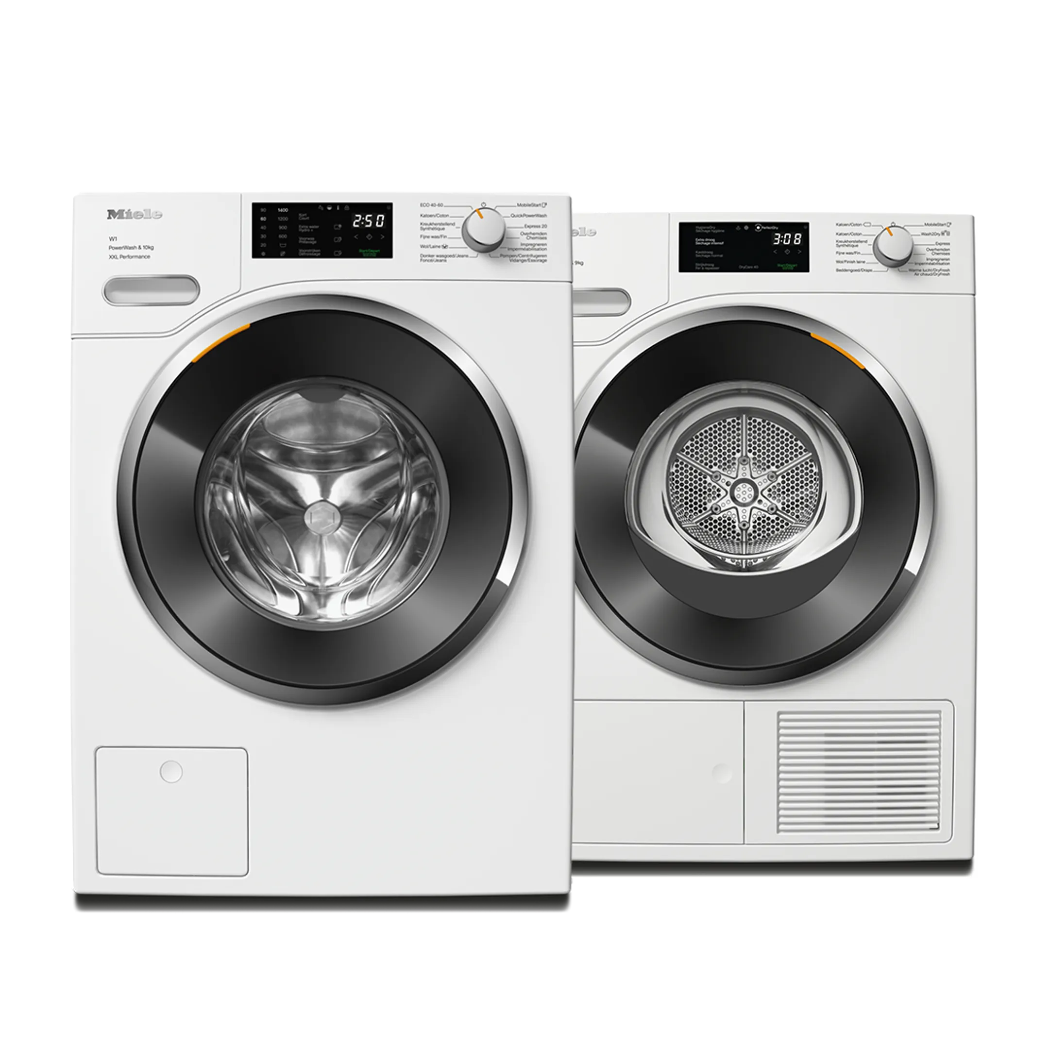 Bundel - Wasmachine WWK 360 WCS PowerWash + Droogkast TWH 780 WP Wash2Dry & Ecospeed