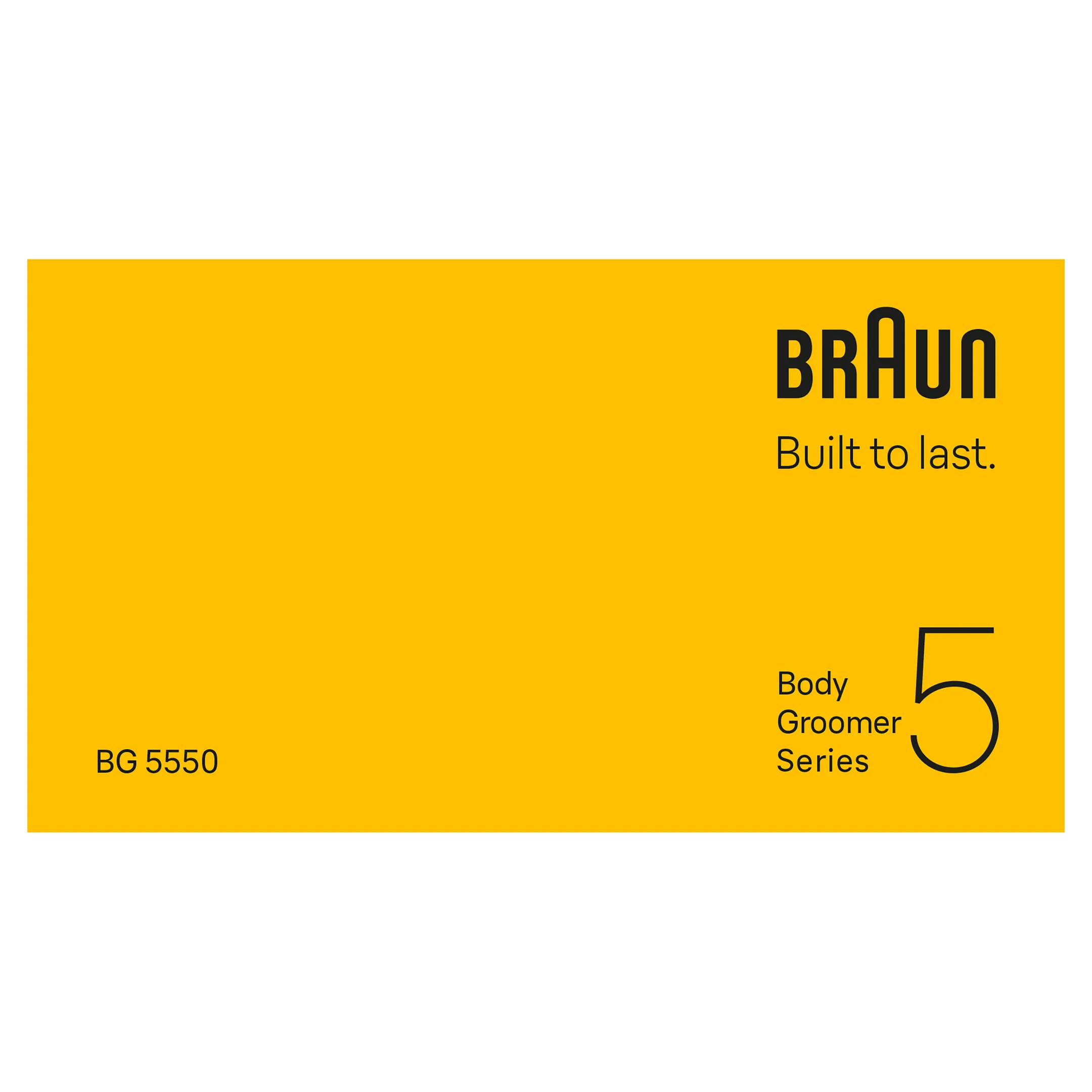 Braun Lichaamstrimmer BG 5550 image