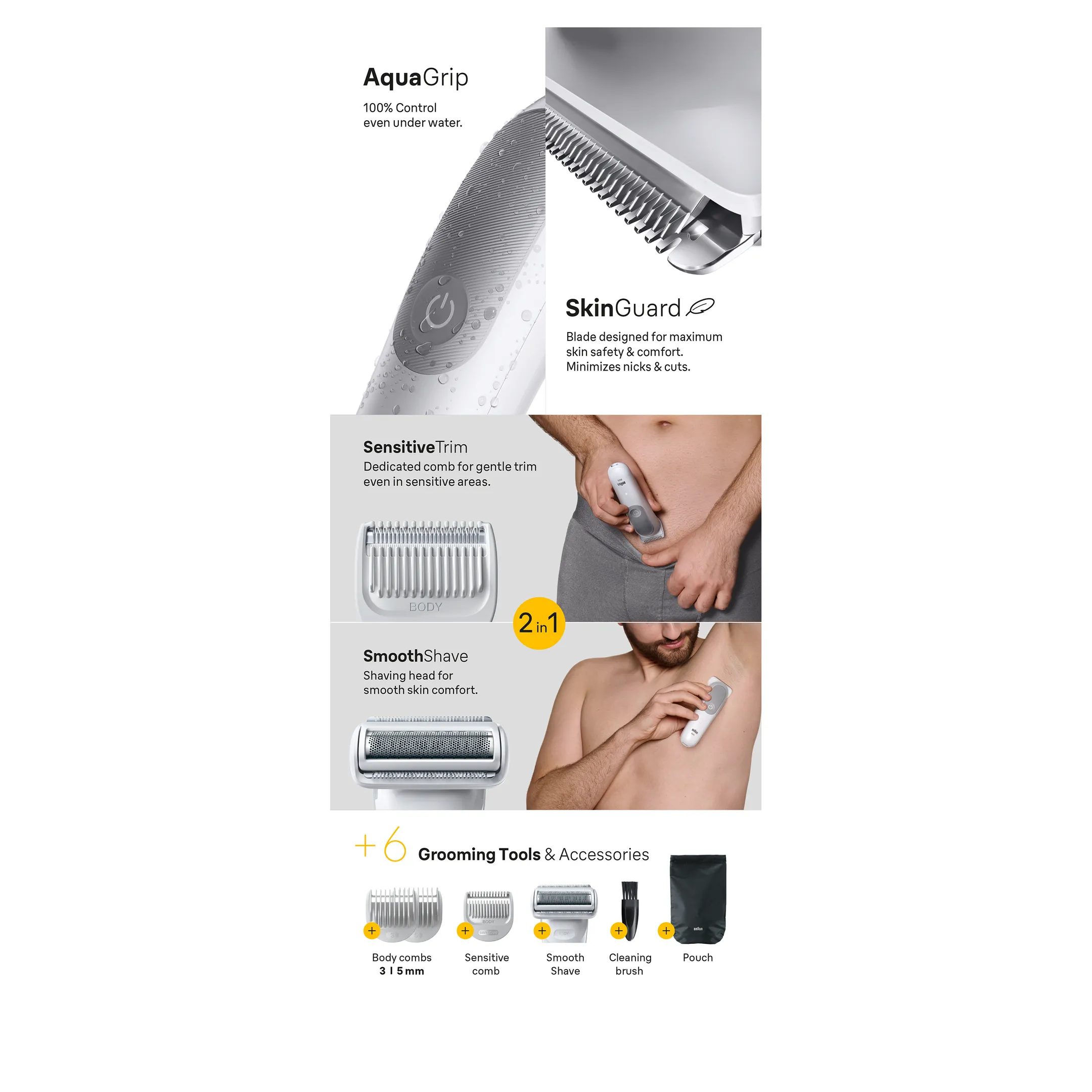 Braun Lichaamstrimmer BG 5550 image