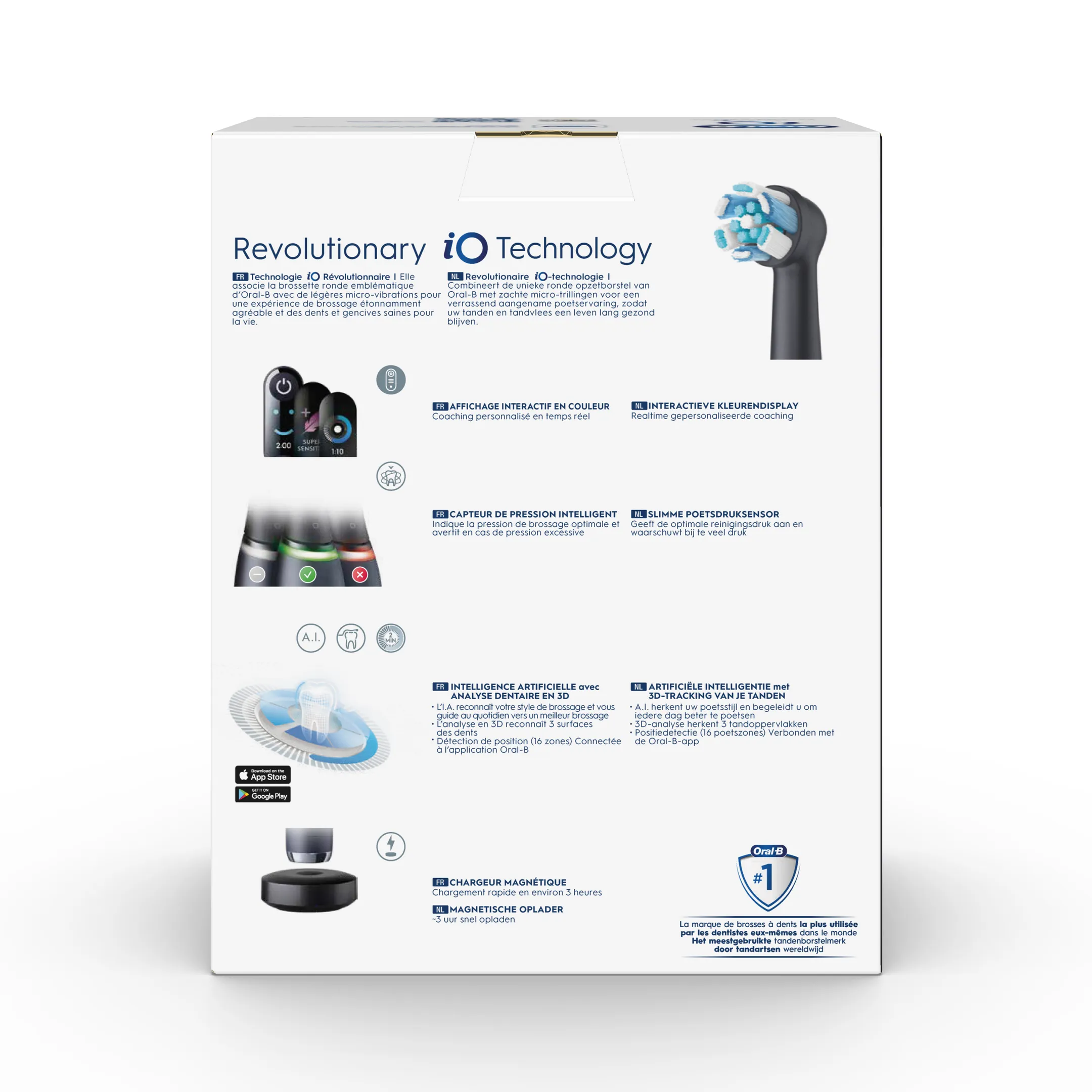 Oral-B Brosse à dents électrique iO9S noir onyx (+1brossette) + Soft Pouch image