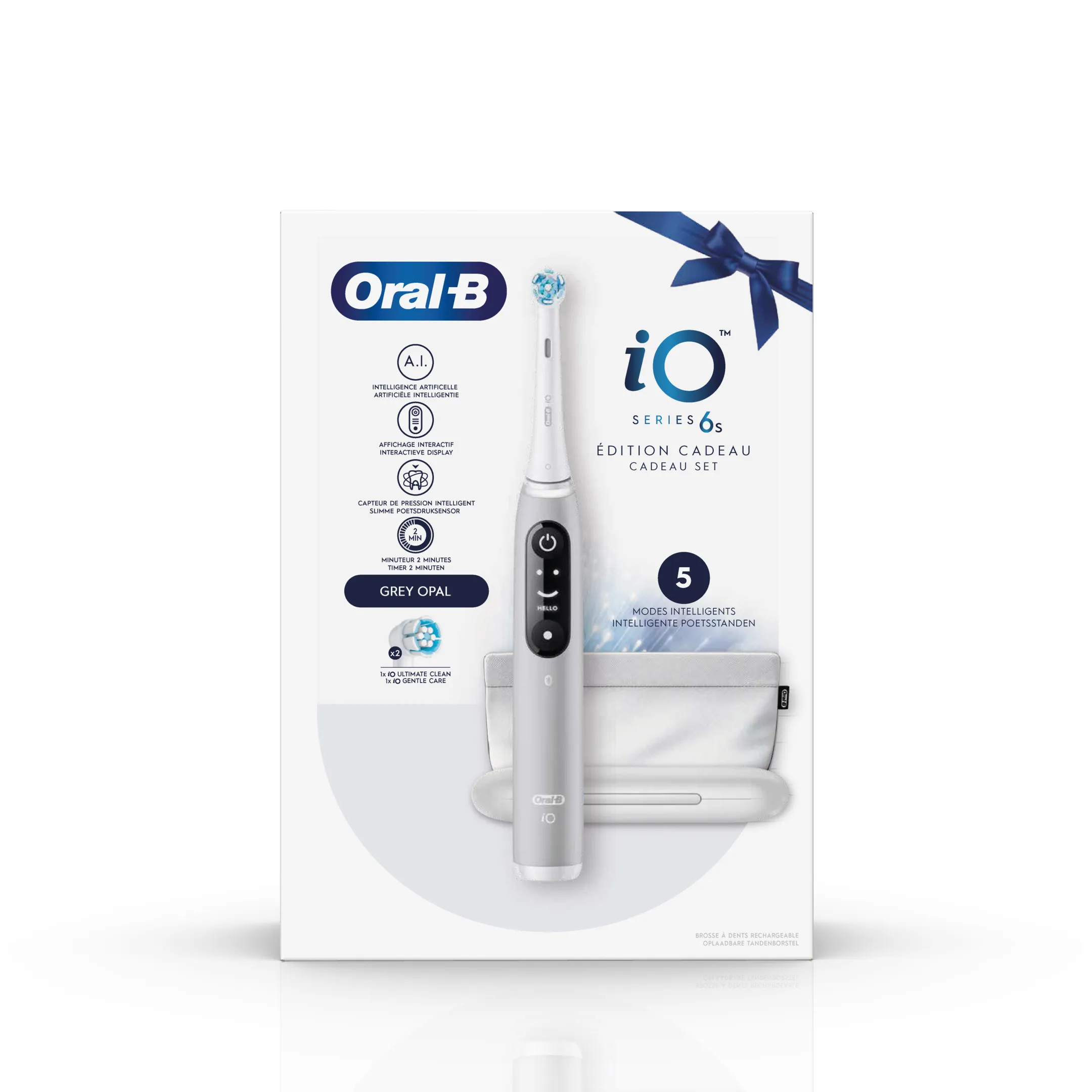 Oral-B Brosse à dents électrique iO6 gris + étui image
